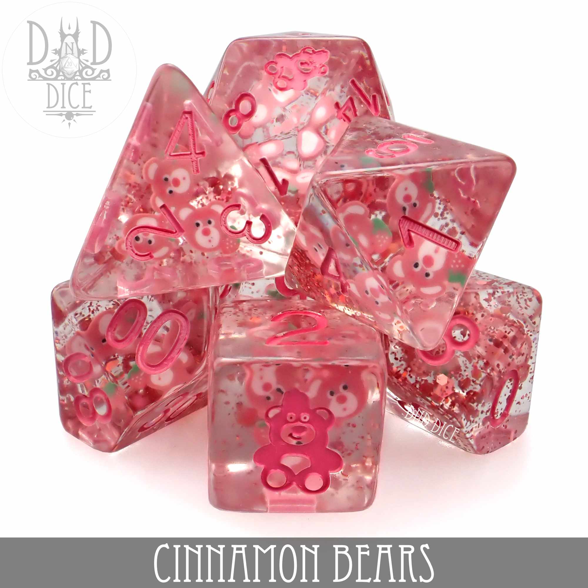 Cinnamon Bears Dice Set - Bards & Cards