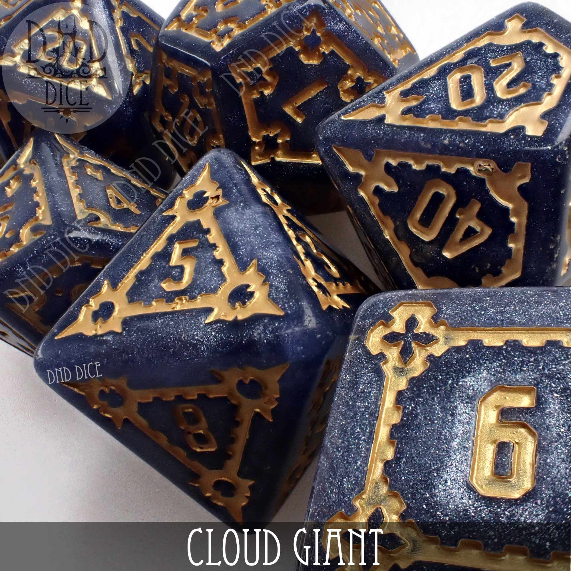 Cloud Giant Dice Set (Oversize) - Bards & Cards