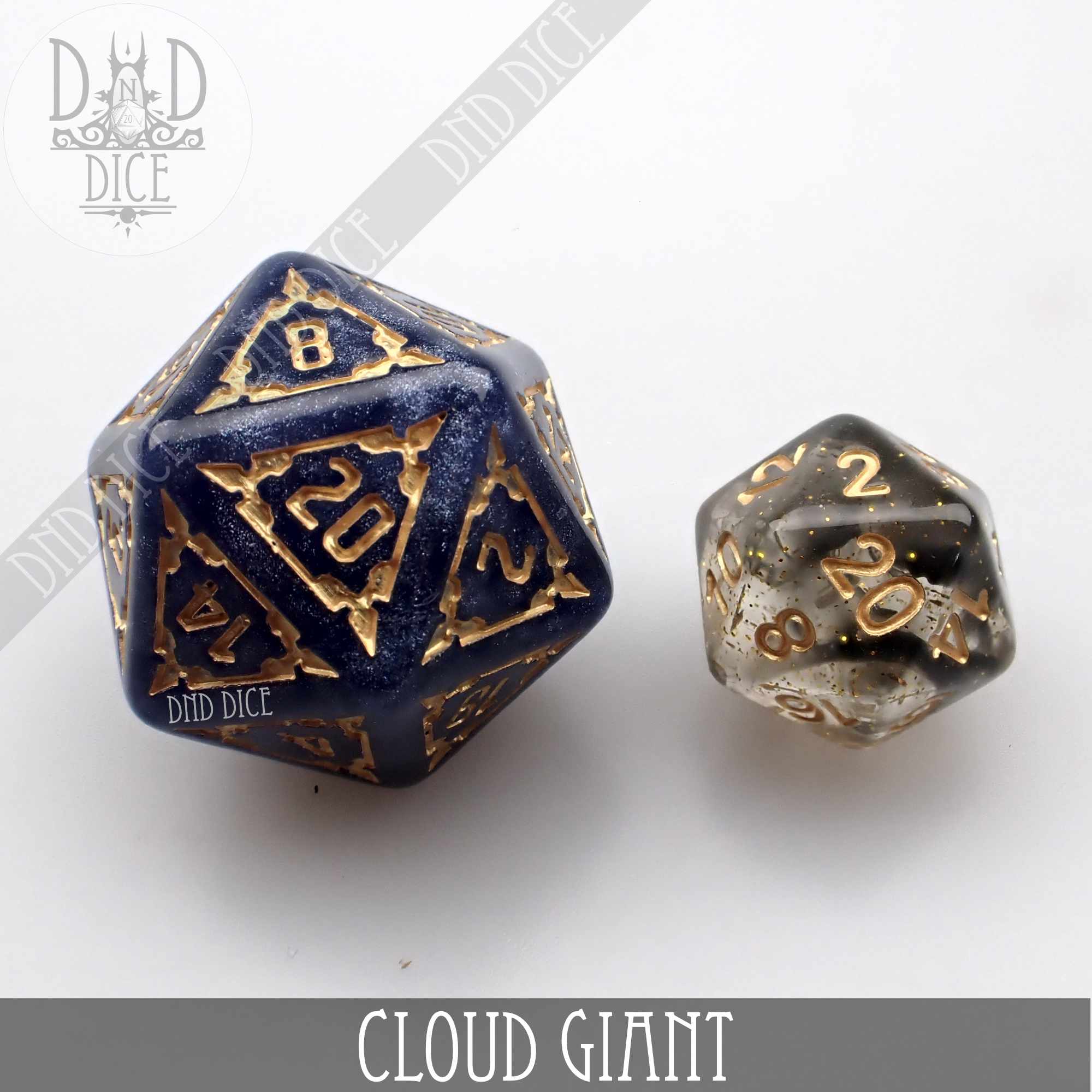 Cloud Giant Dice Set (Oversize) - Bards & Cards