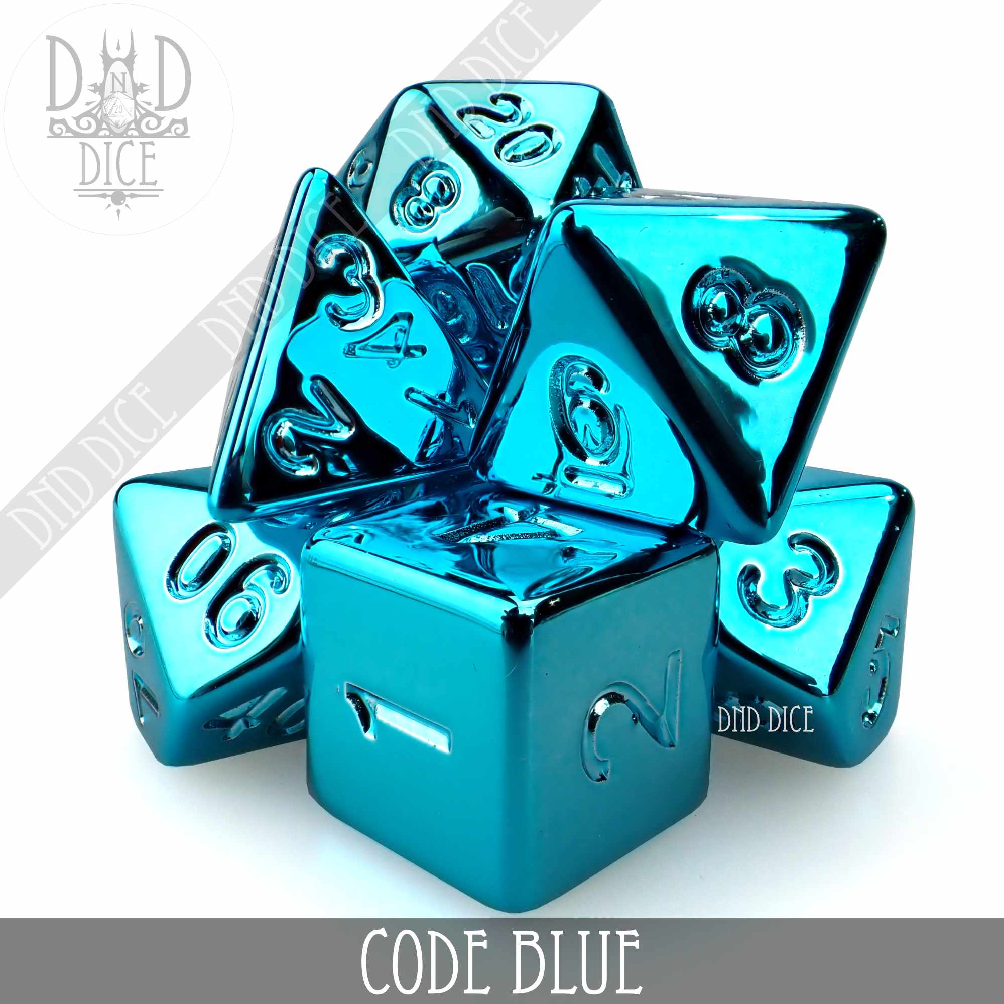 Code Blue Dice Set - Bards & Cards