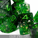 Color Spray Fern Dice Set - Bards & Cards