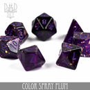 Color Spray Plum Dice Set - Bards & Cards