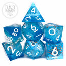 Copper Lochs Handmade Dice Set - Bards & Cards