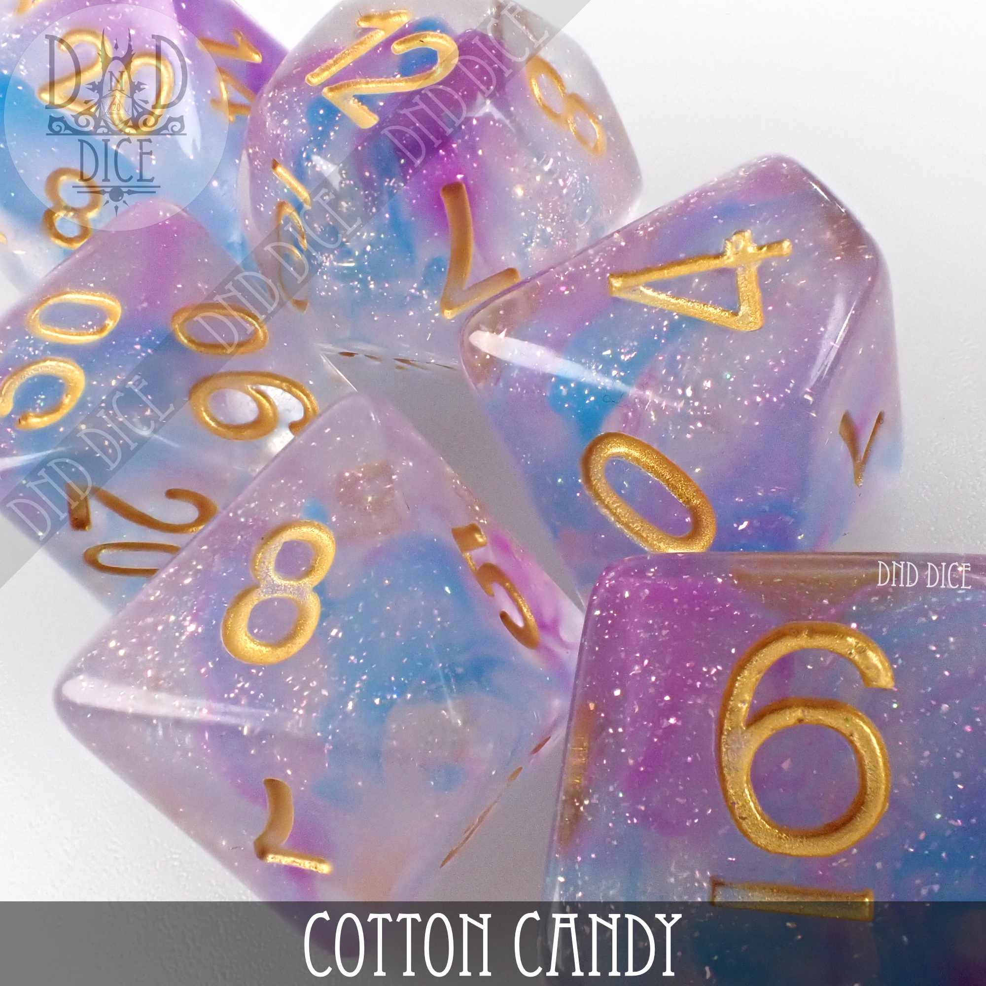 Cotton Candy Dice Set - Bards & Cards