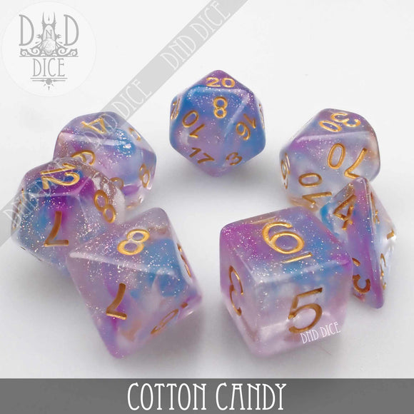 Cotton Candy Dice Set - Bards & Cards