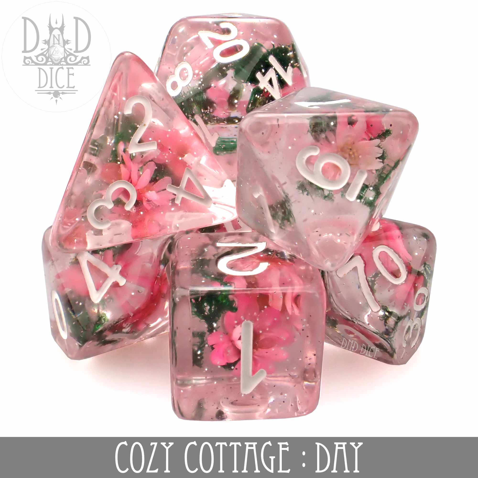 Cozy Cottage Day Dice Set - Bards & Cards