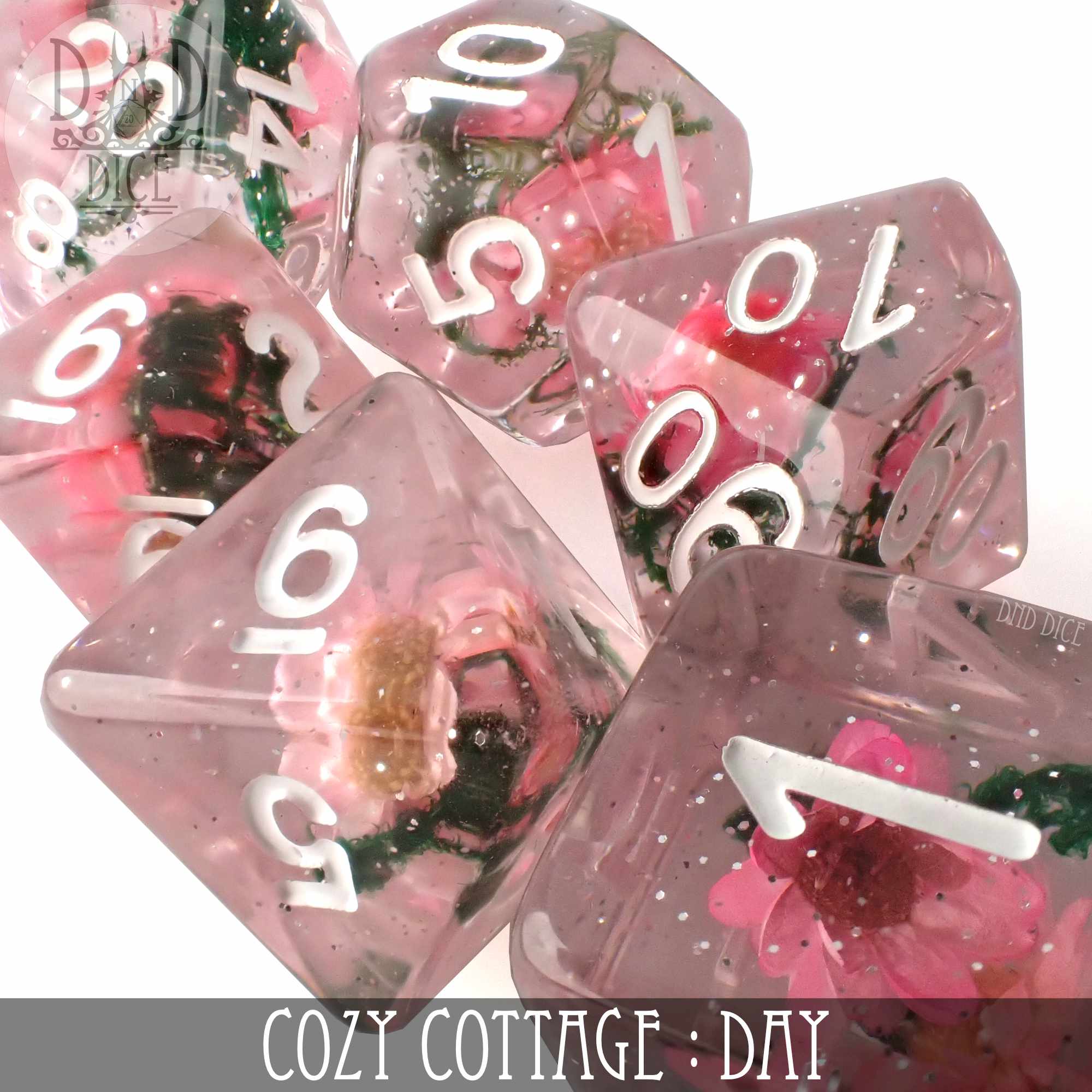 Cozy Cottage Day Dice Set - Bards & Cards