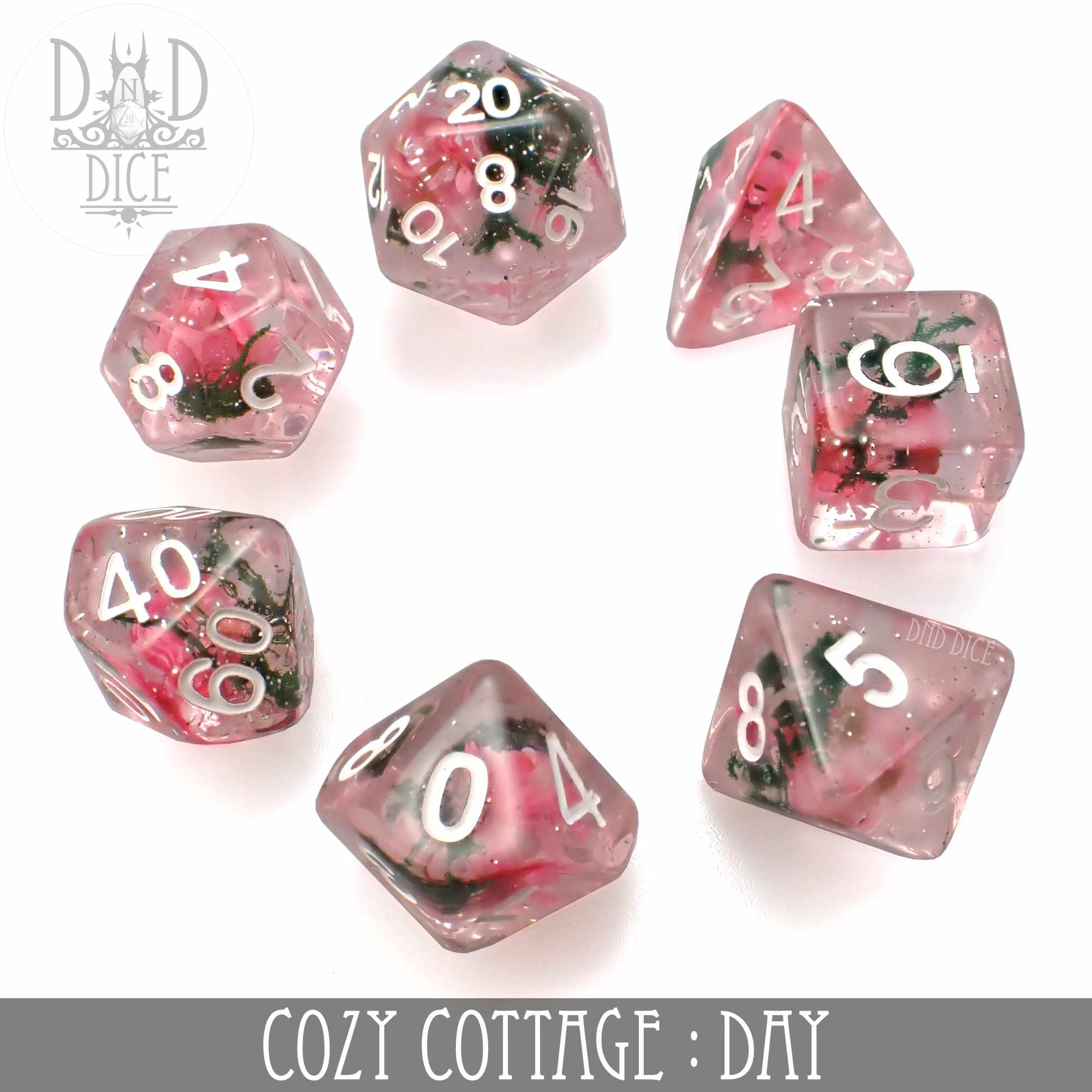 Cozy Cottage Day Dice Set - Bards & Cards