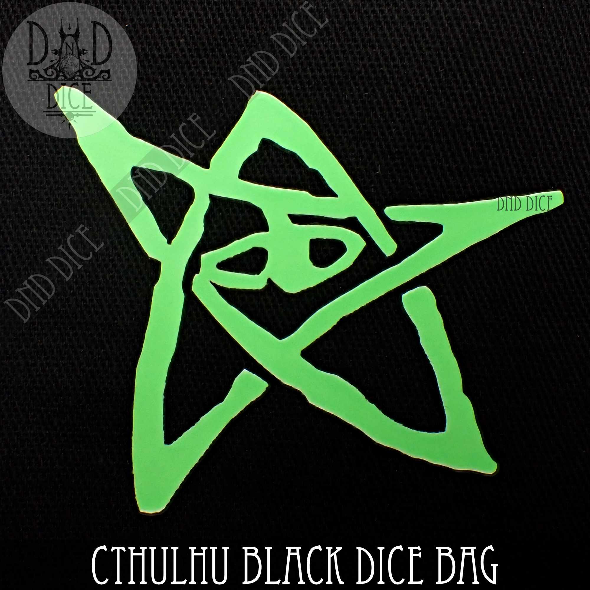 Call of Cthulhu BLACK Dice Bag - Bards & Cards