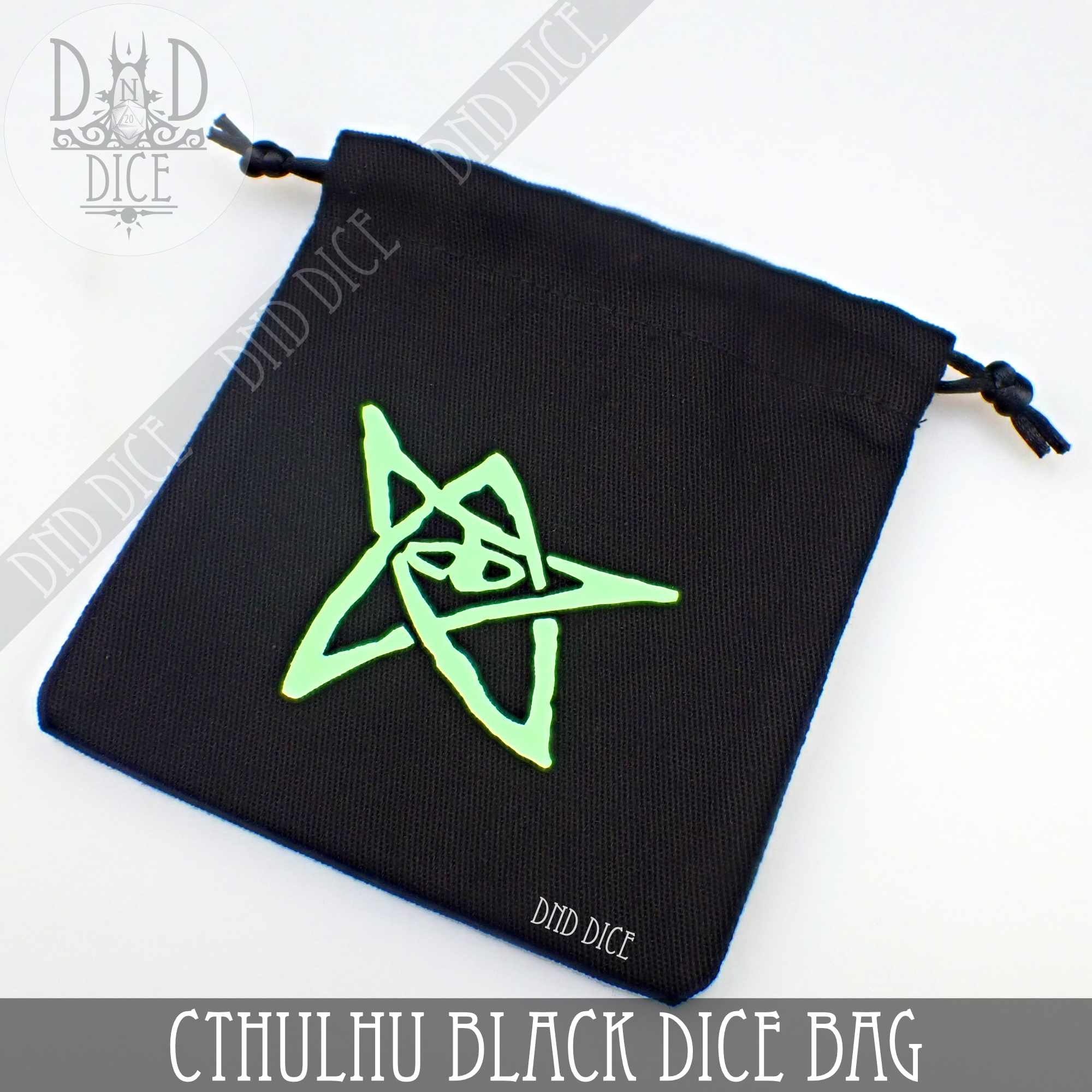 Call of Cthulhu BLACK Dice Bag - Bards & Cards