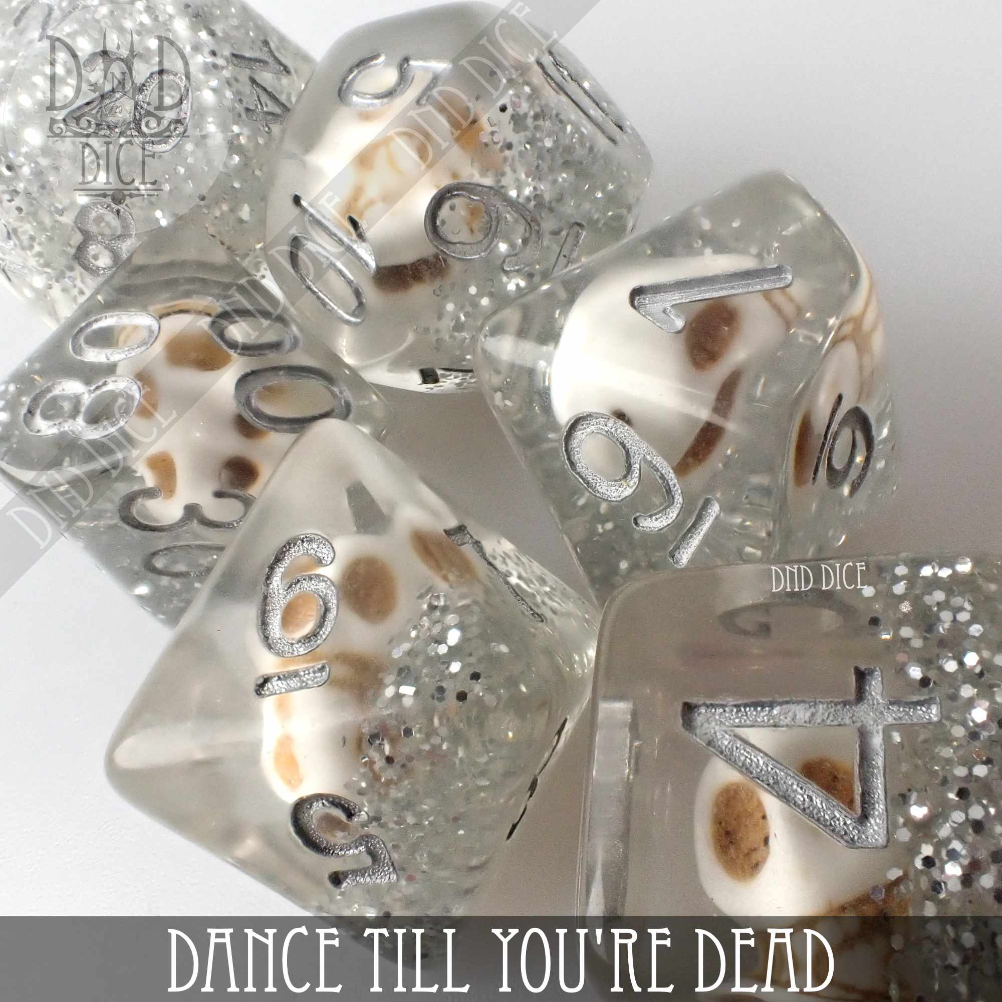 Dance Till You're Dead Dice Set - Bards & Cards