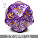 55mm D20 - Dark Magic - Bards & Cards