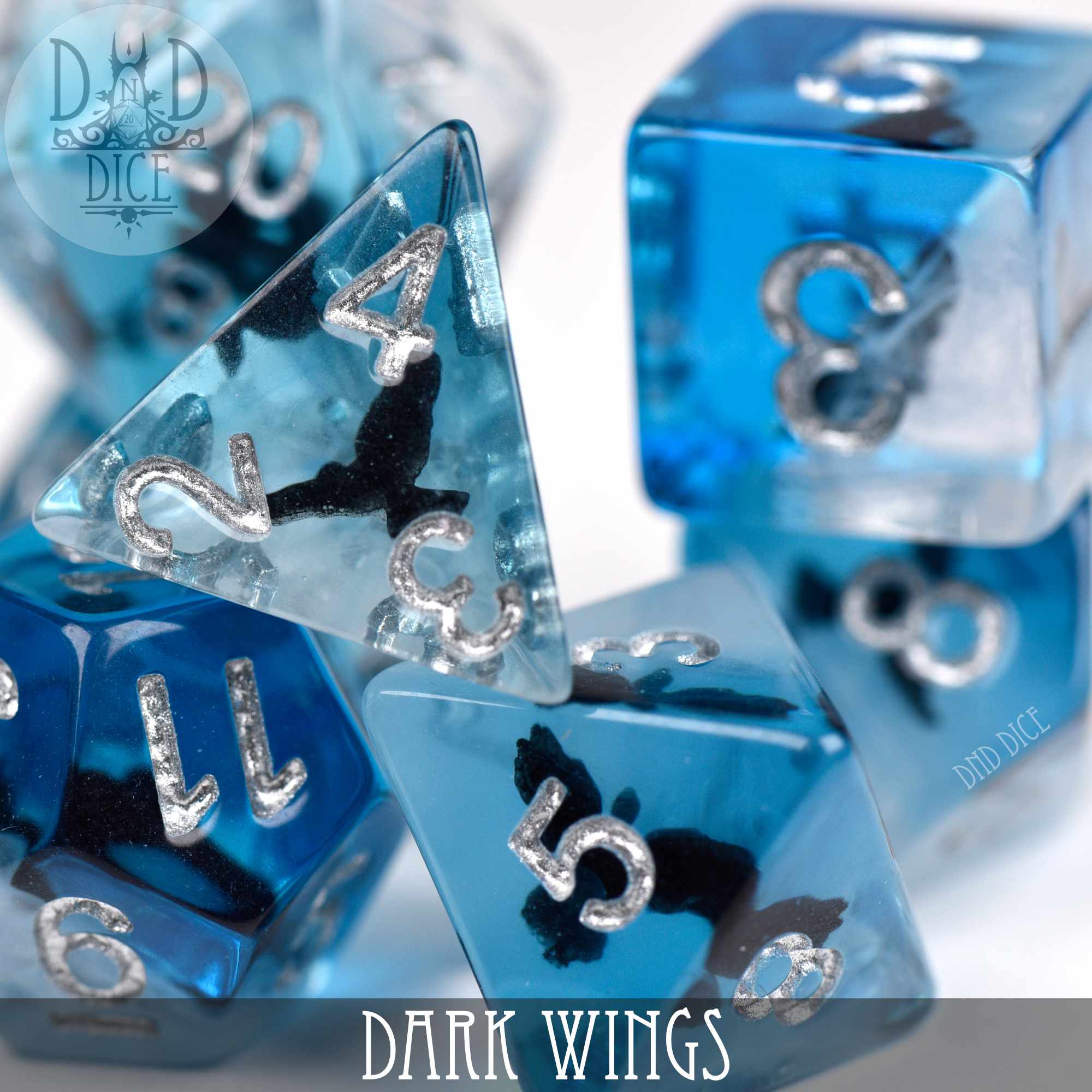 Dark Wings Dice Set - Bards & Cards