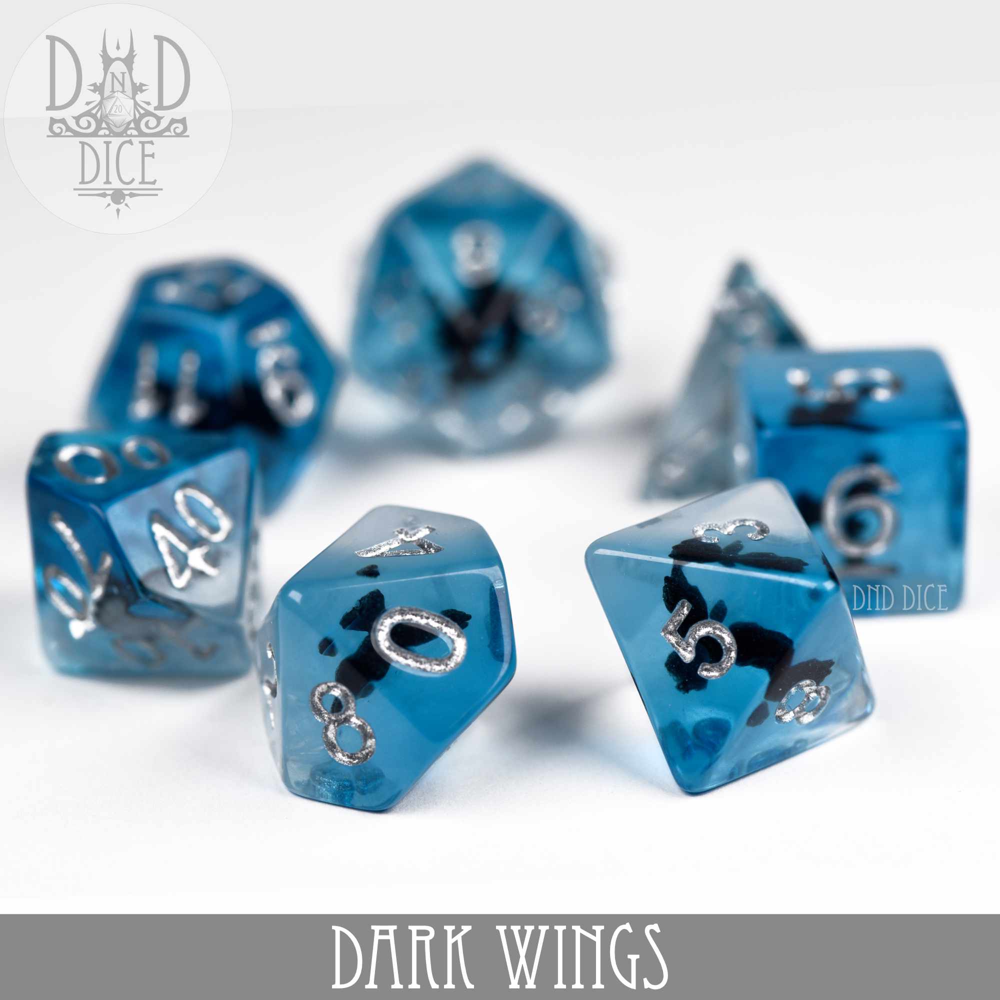 Dark Wings Dice Set - Bards & Cards