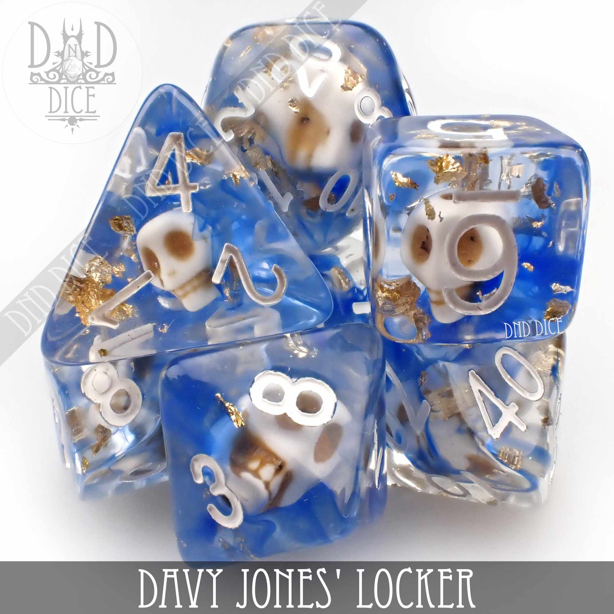 Davy Jones Locker Dice Set - Bards & Cards