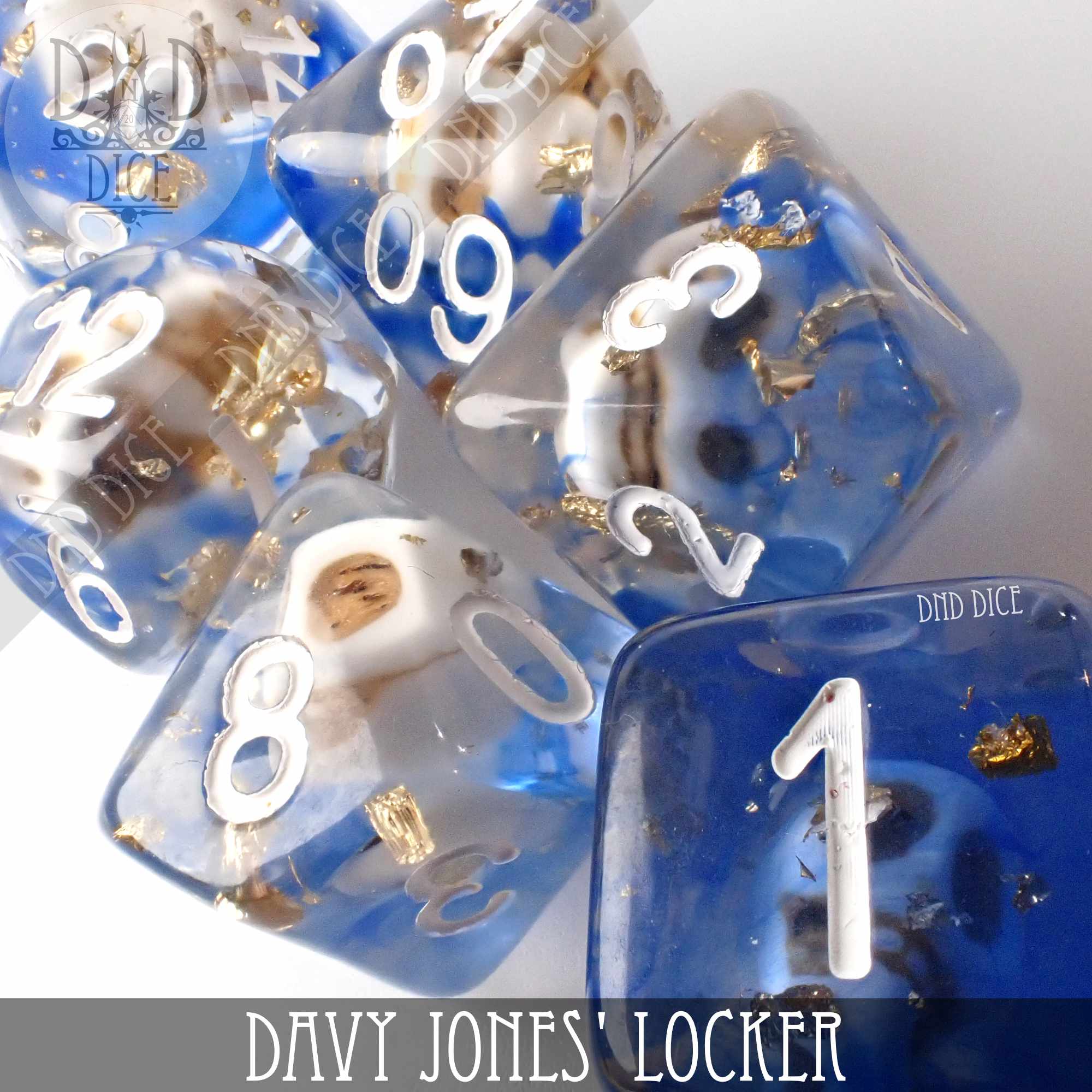 Davy Jones Locker Dice Set - Bards & Cards