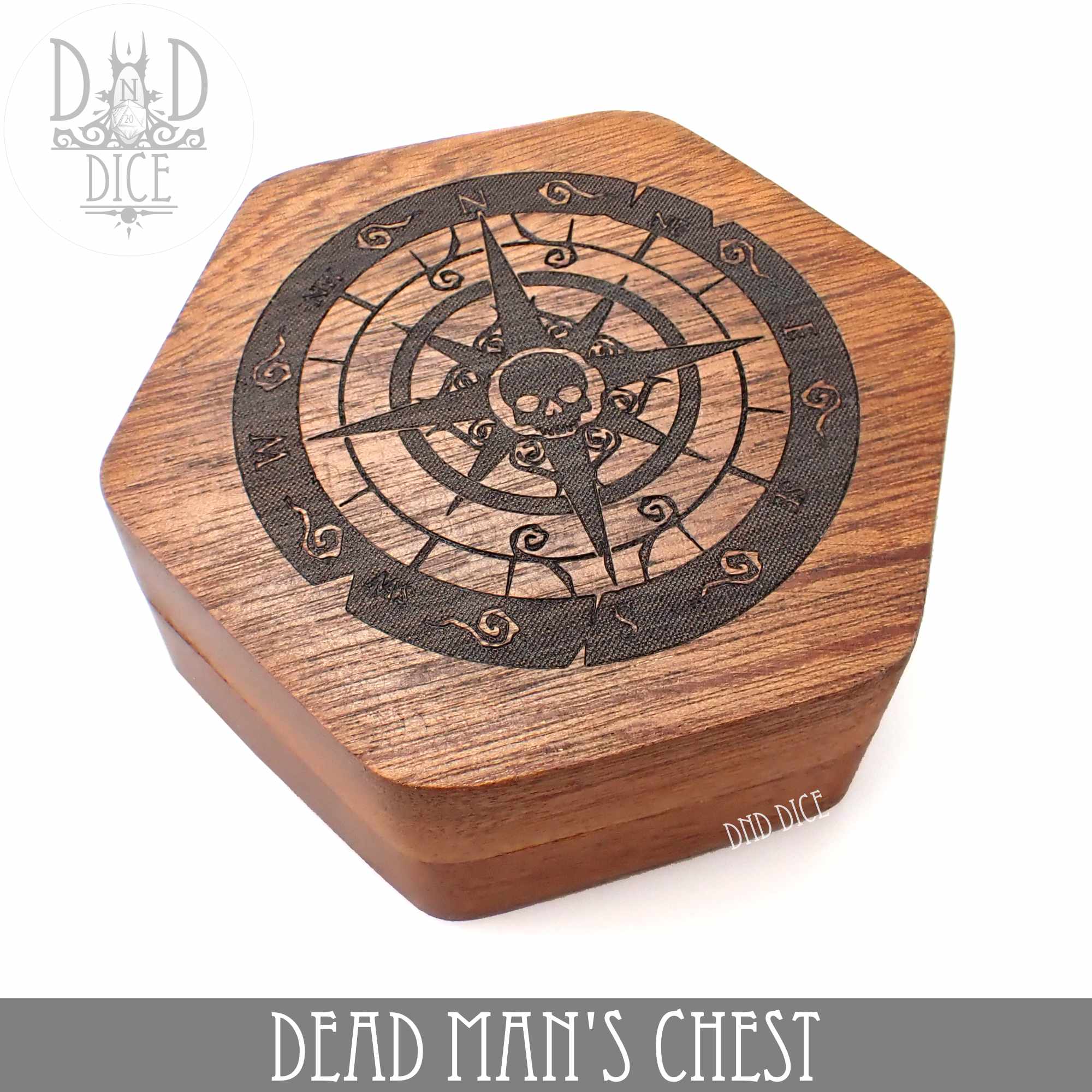 Dead Man's Chest Dice Box - Bards & Cards