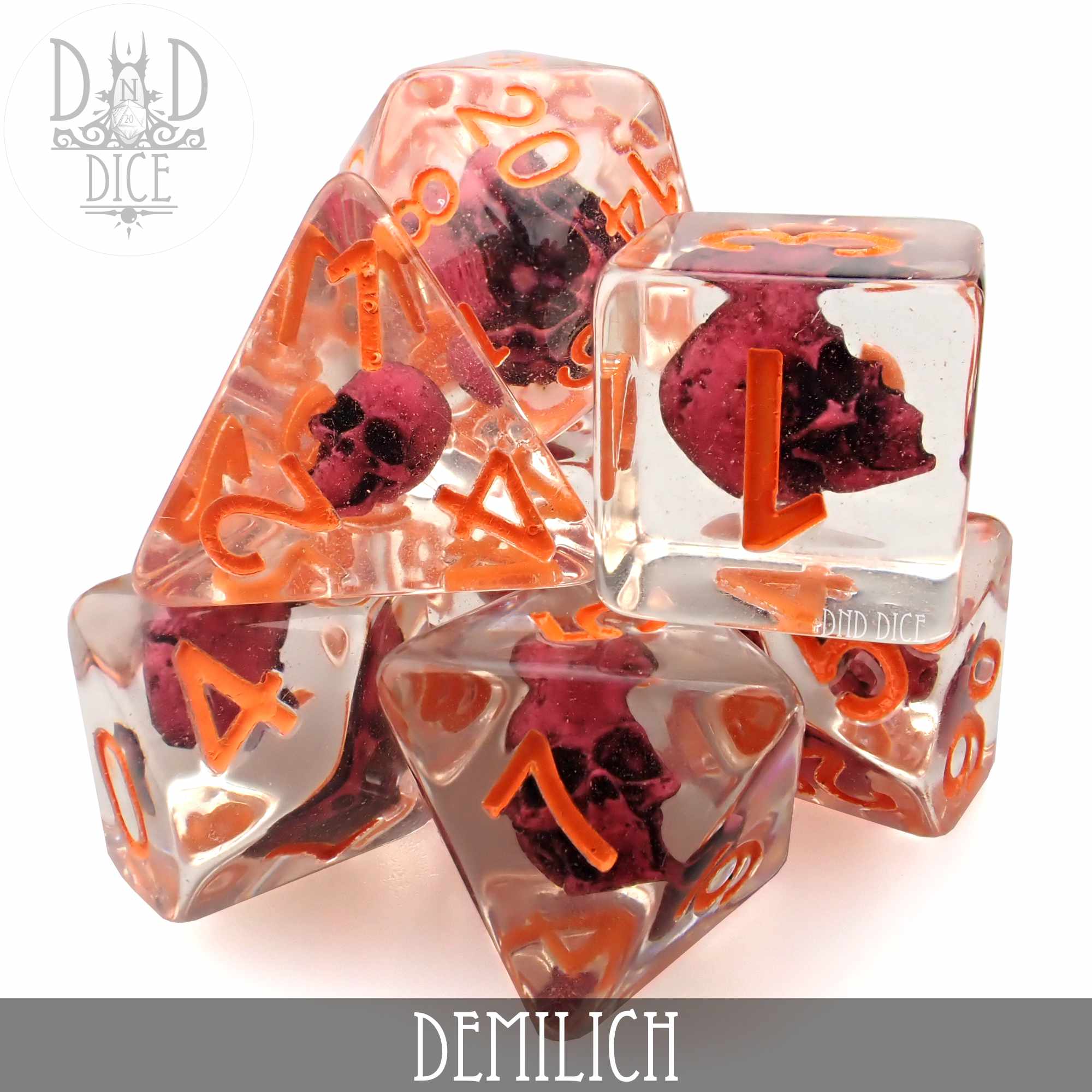 Demilich Dice Set - Bards & Cards