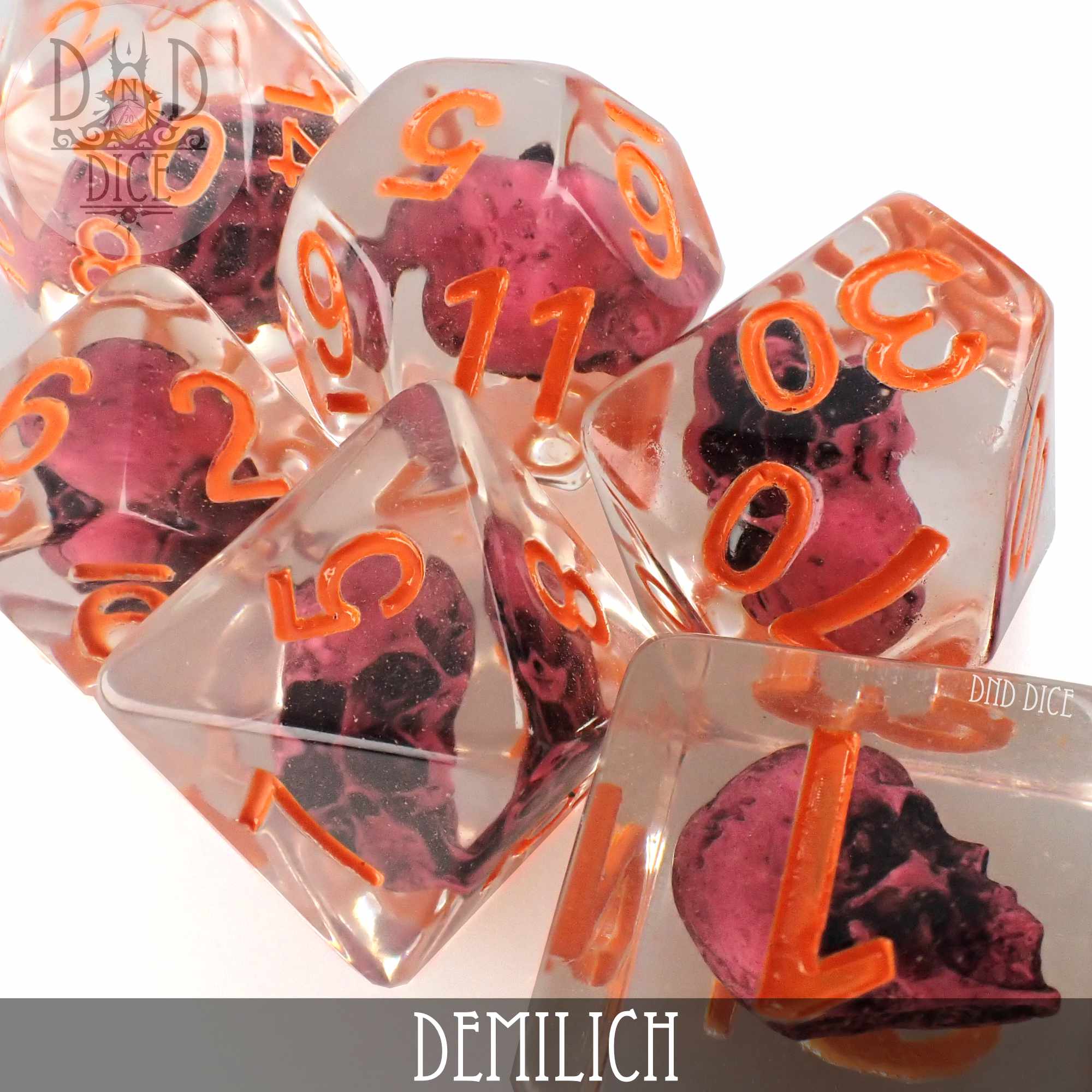 Demilich Dice Set - Bards & Cards