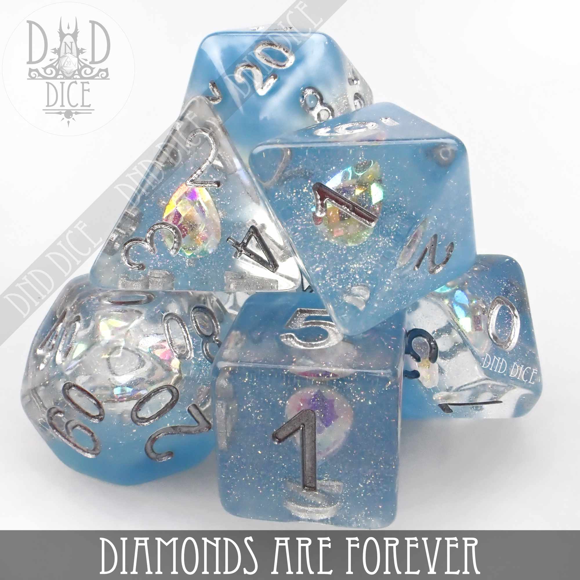 Diamonds are Forever Dice Set - Bards & Cards