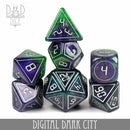 Digital Dark City Dice Set - Bards & Cards