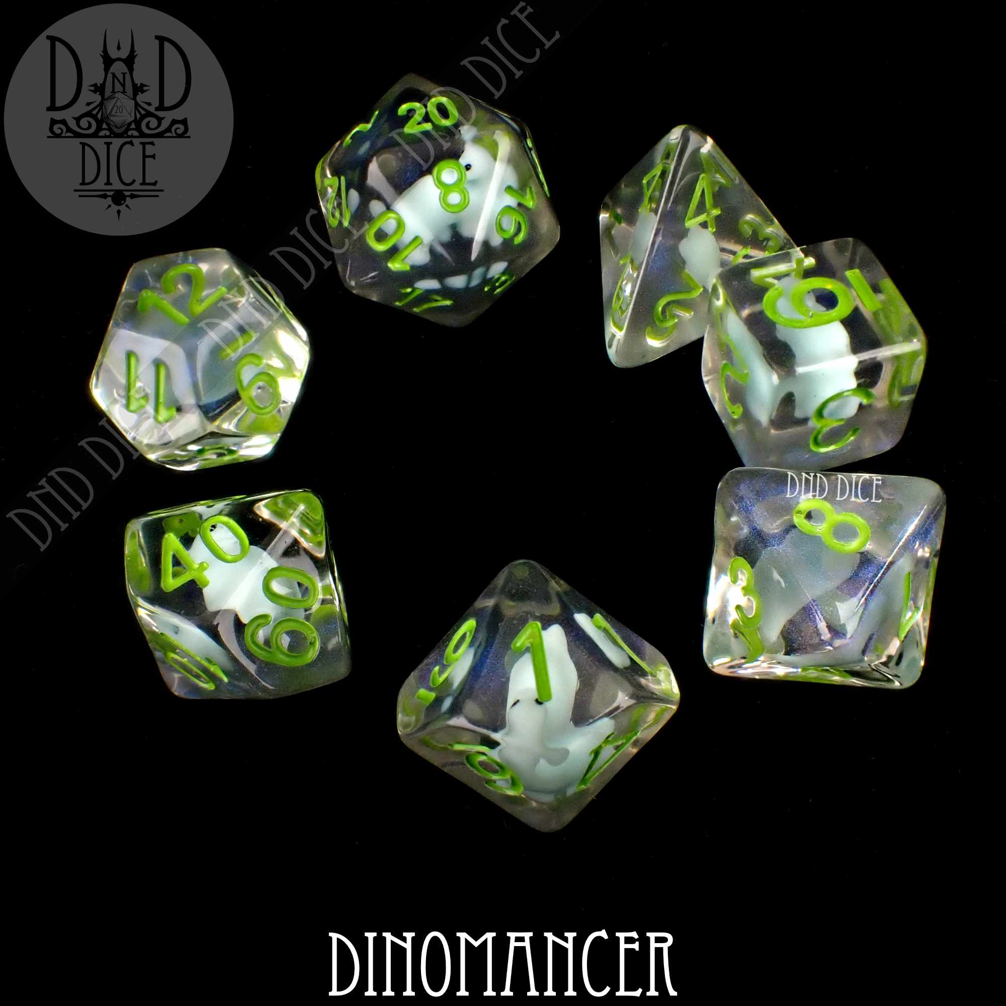 Dinomancer Dice Set - Bards & Cards