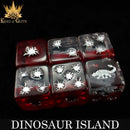 Dinosaur Island 11 Dice Set - Bards & Cards