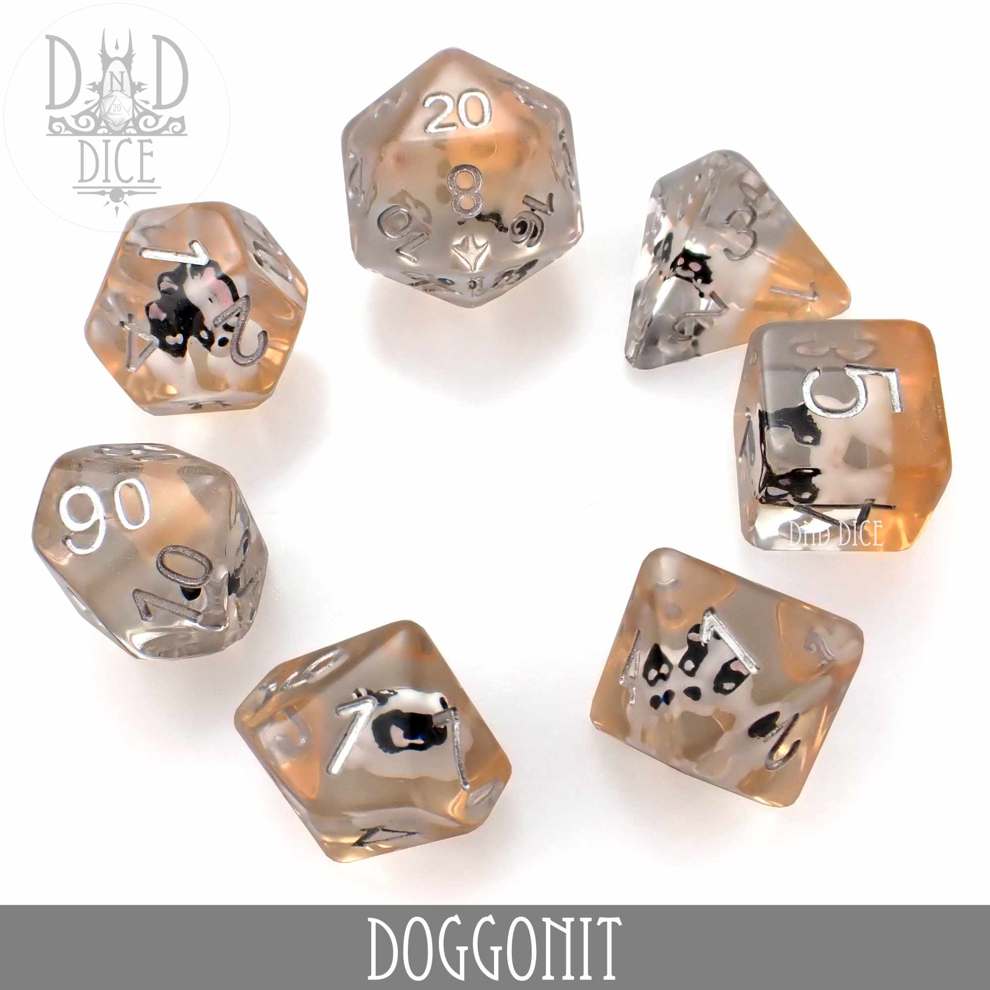 Doggonit Dice Set - Bards & Cards