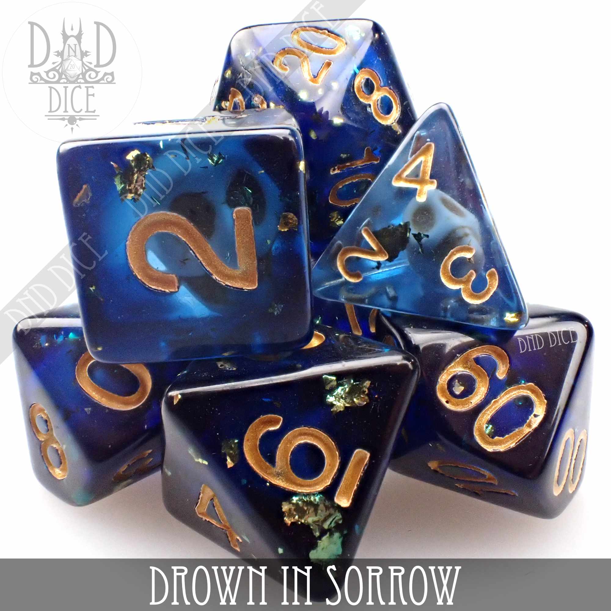 Drown in Sorrow Dice Set - Bards & Cards