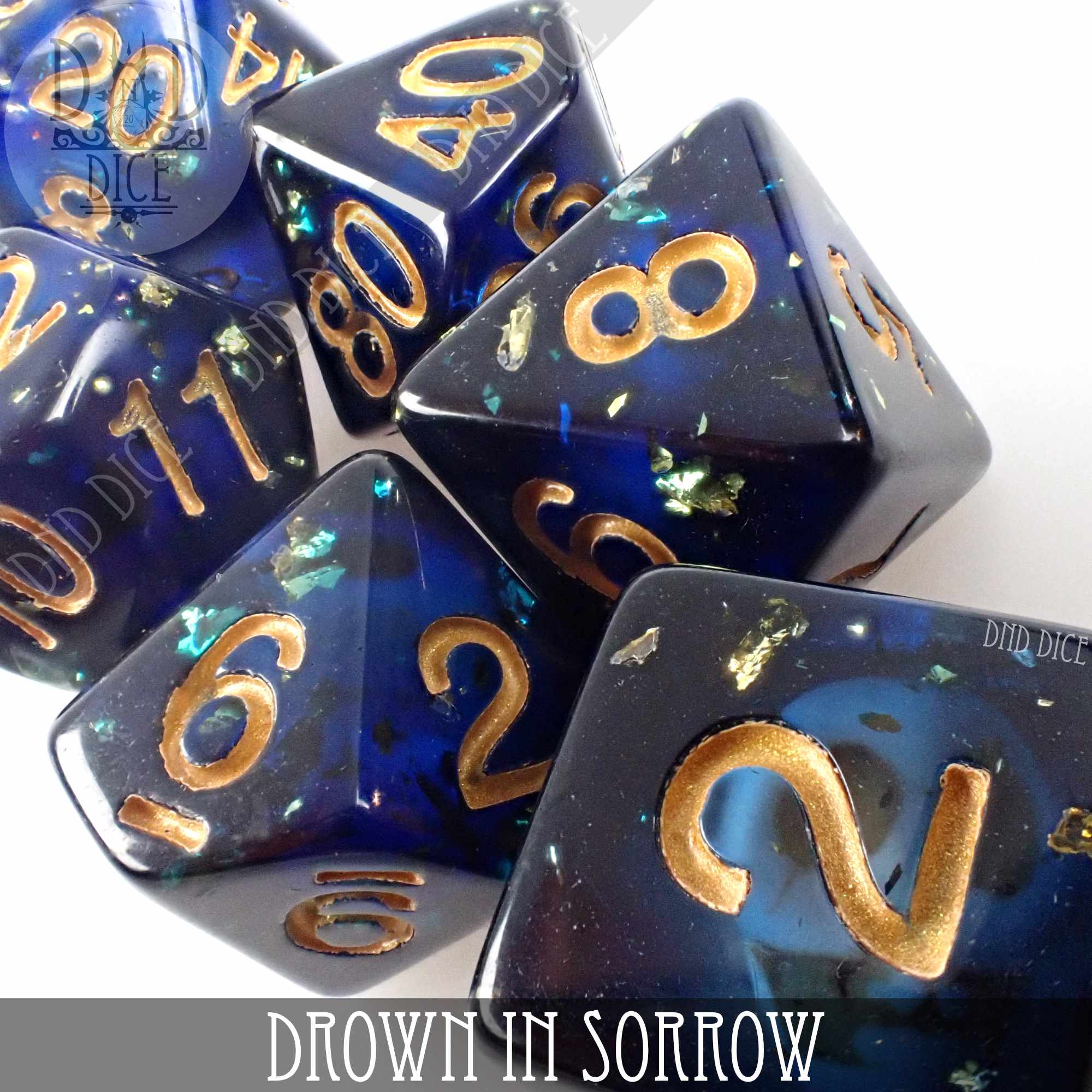 Drown in Sorrow Dice Set - Bards & Cards