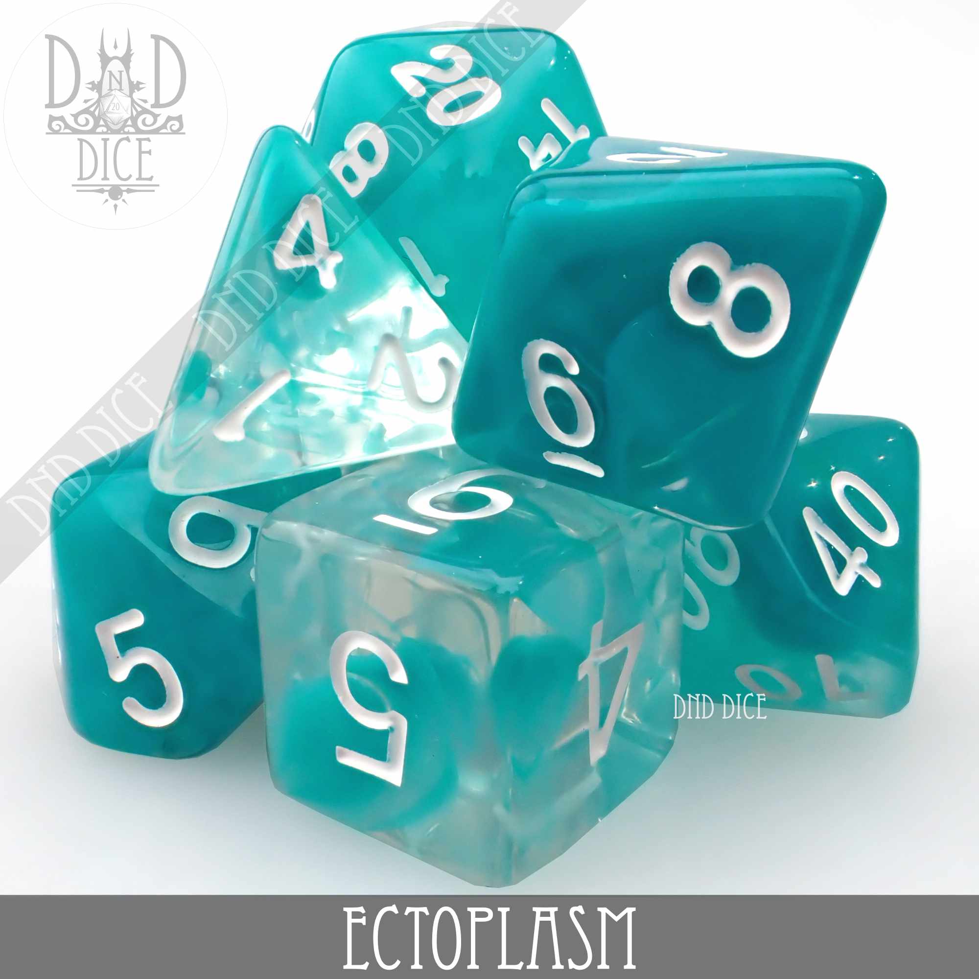 Ectoplasm Dice Set - Bards & Cards