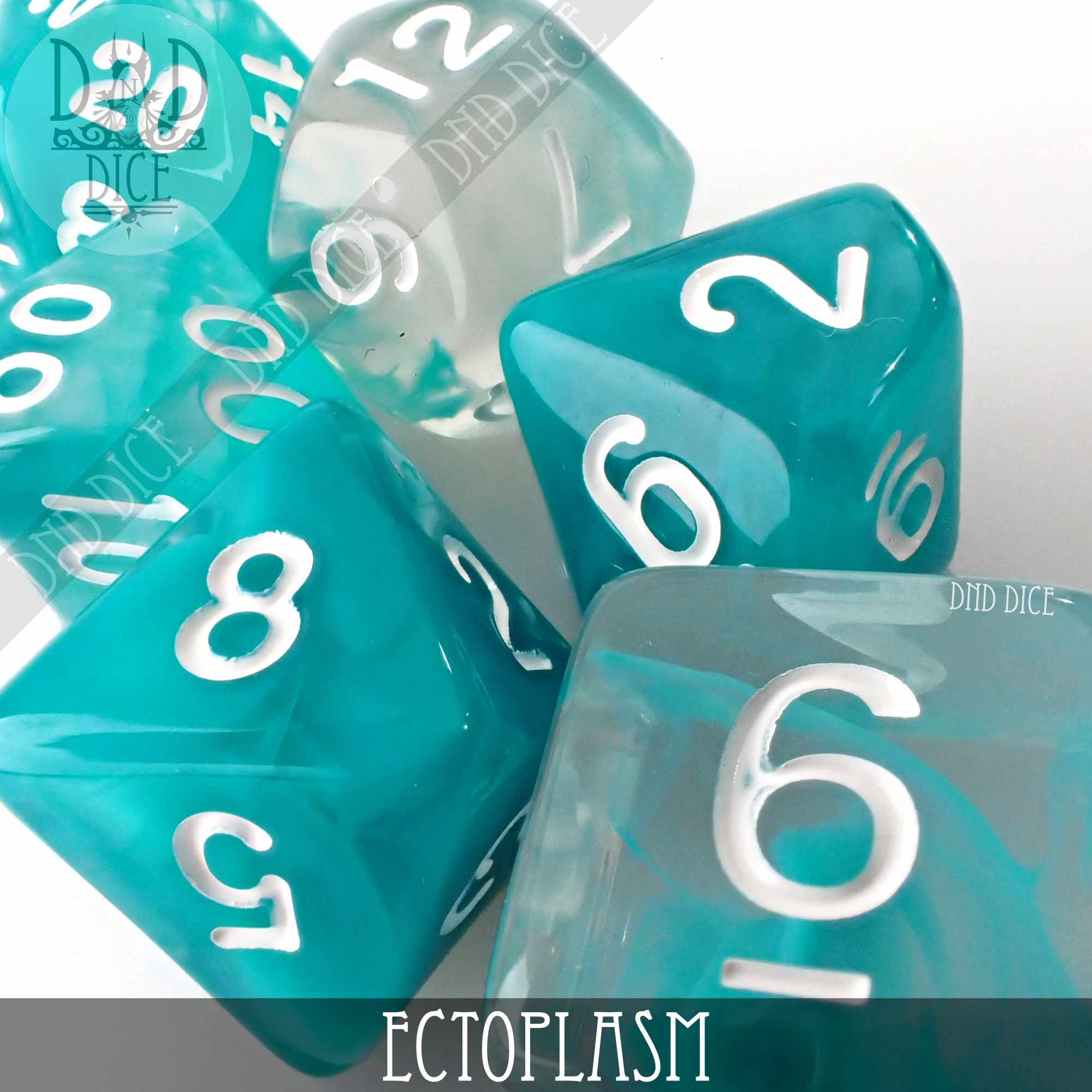 Ectoplasm Dice Set - Bards & Cards