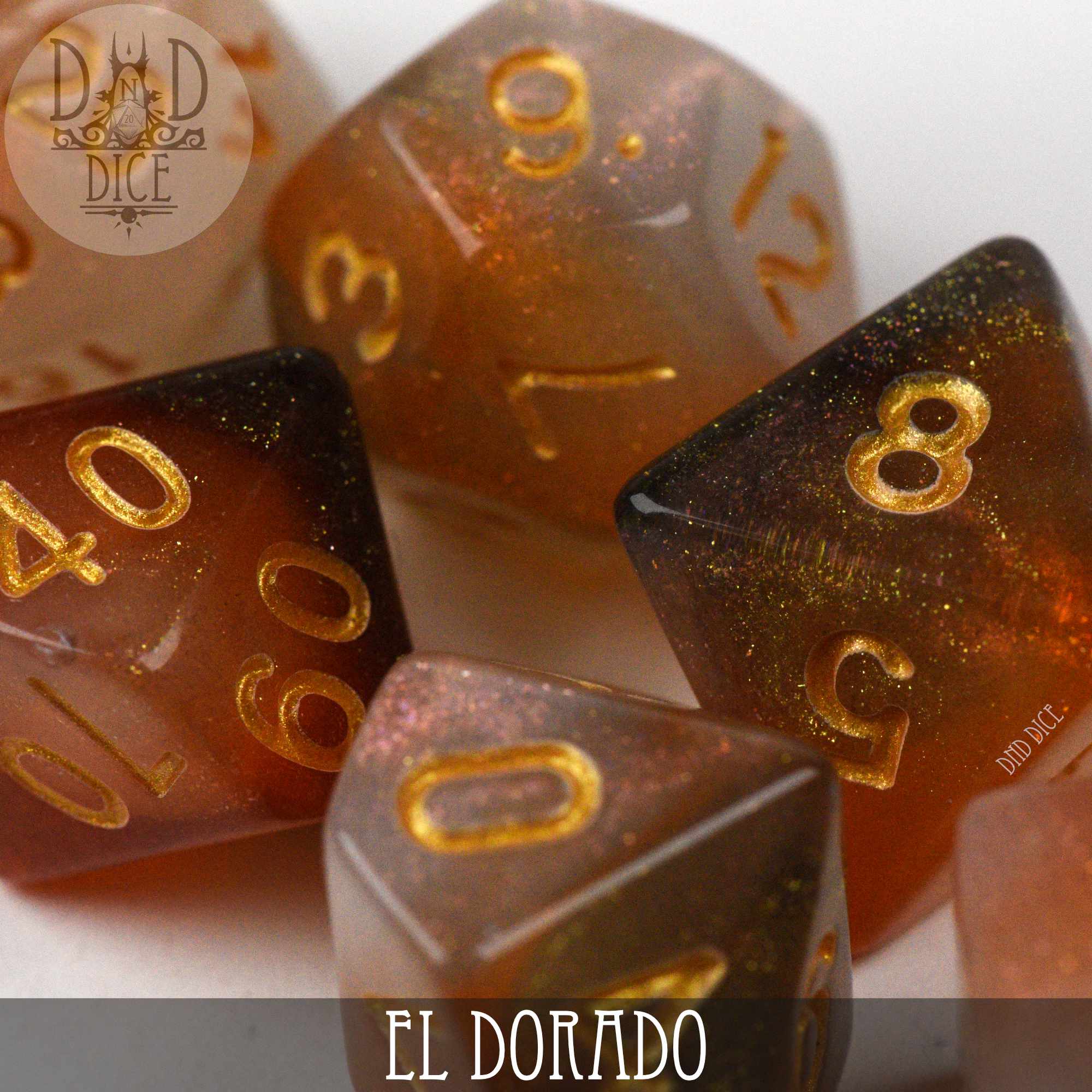 El Dorado Dice Set - Bards & Cards