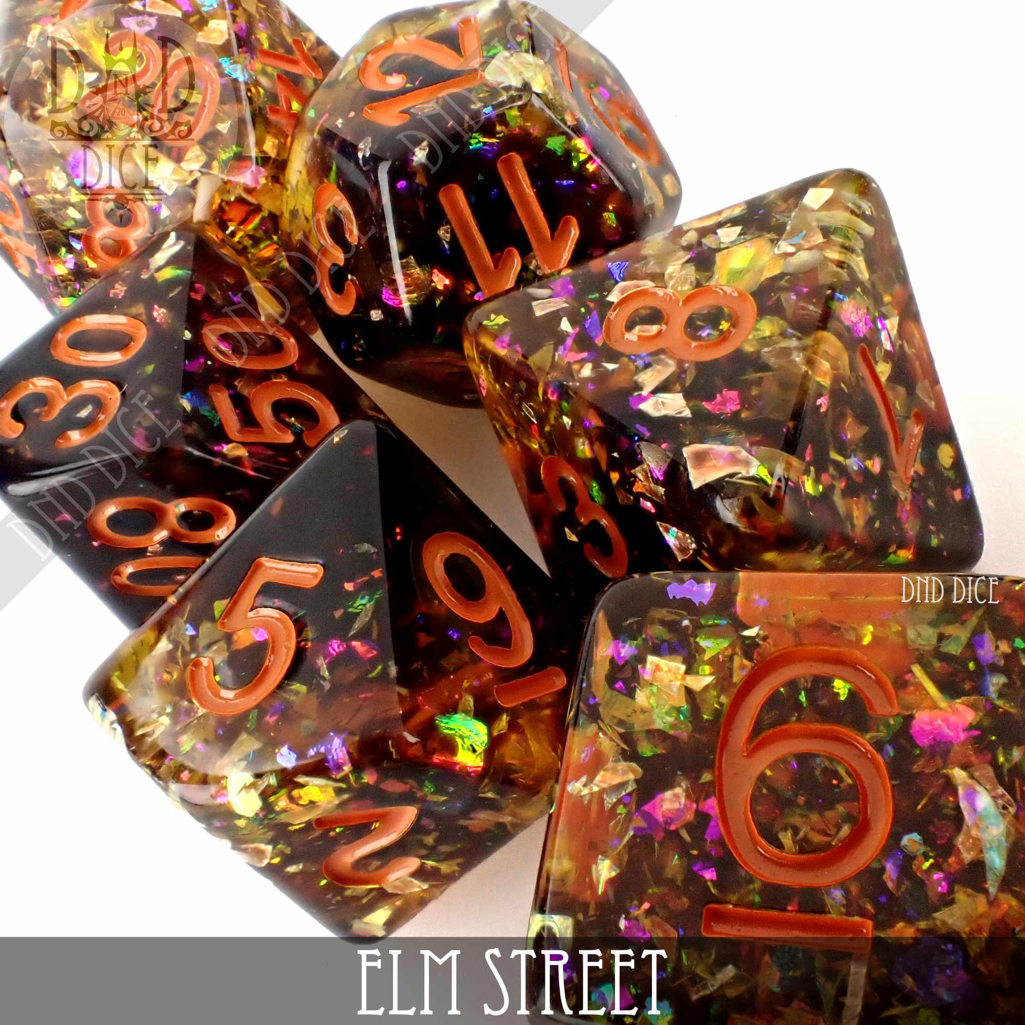 Elm Street Dice Set - Bards & Cards