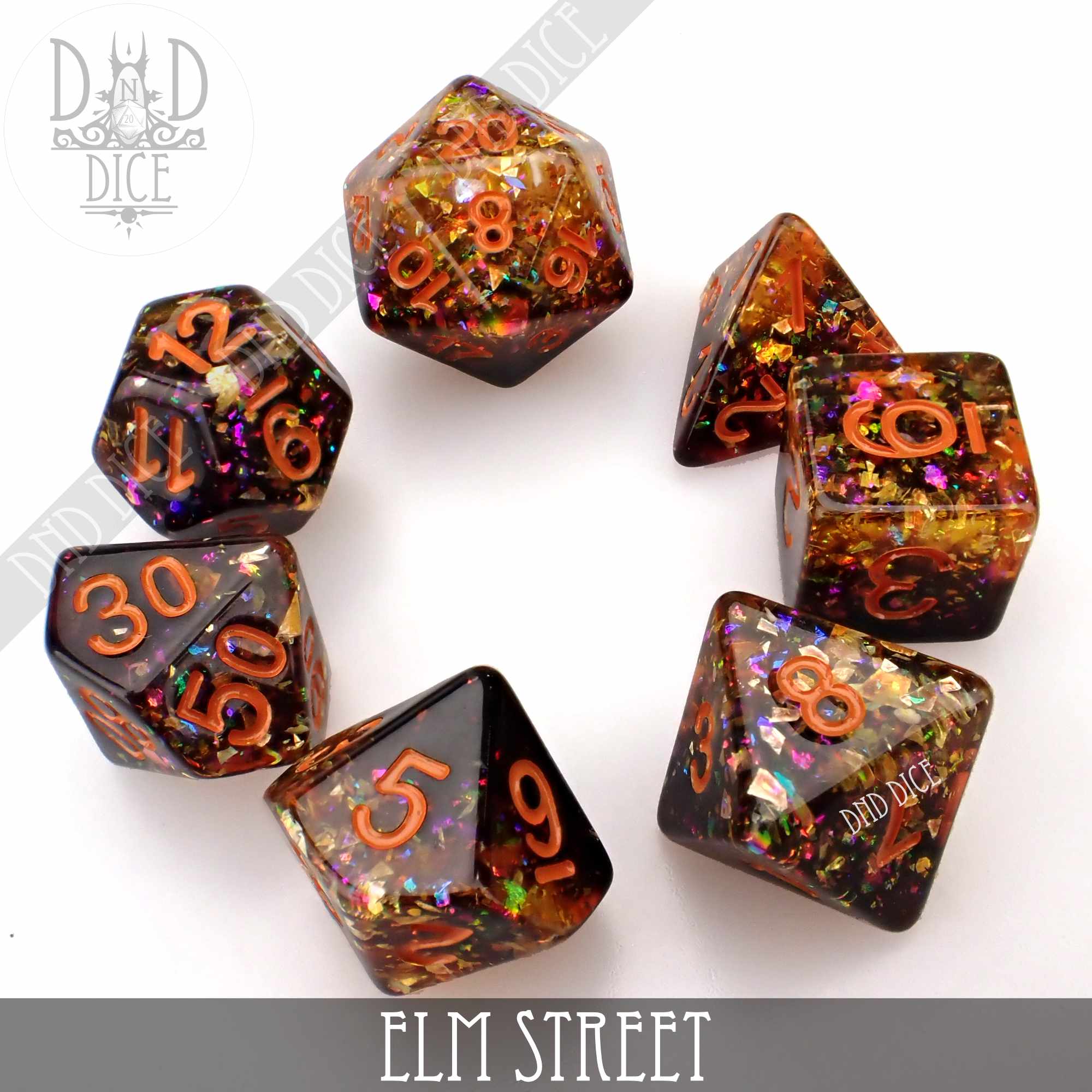 Elm Street Dice Set - Bards & Cards