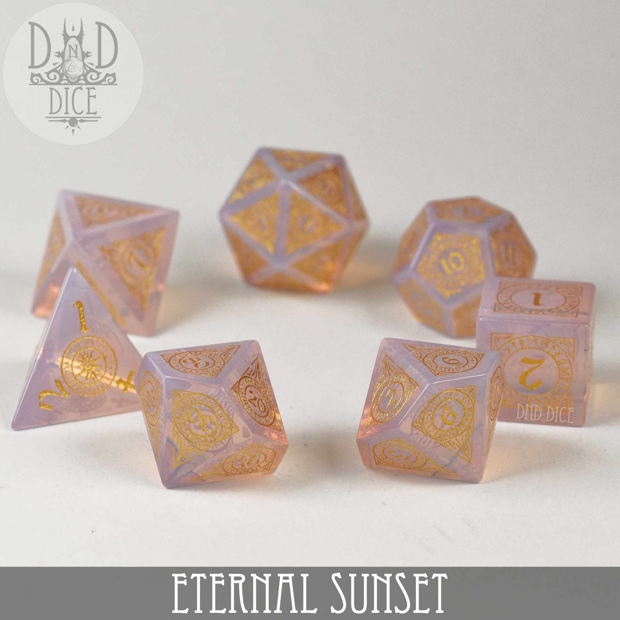 Eternal Sunset Dice Set (Gift Box) - Bards & Cards