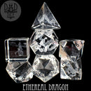 Ethereal Dragon Glass Dice Set (Gift Box) - Bards & Cards