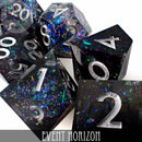 Event Horizon Handmade Dice Set - Bards & Cards