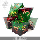 Everglades Handmade Dice Set - Bards & Cards