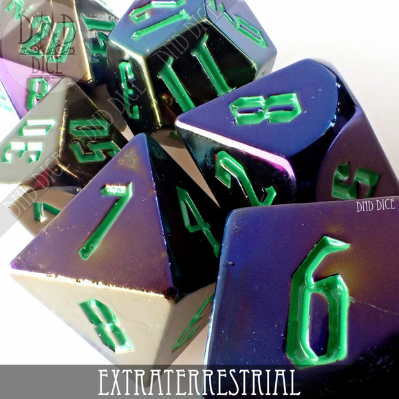 Extraterrestrial Dice Set - Bards & Cards