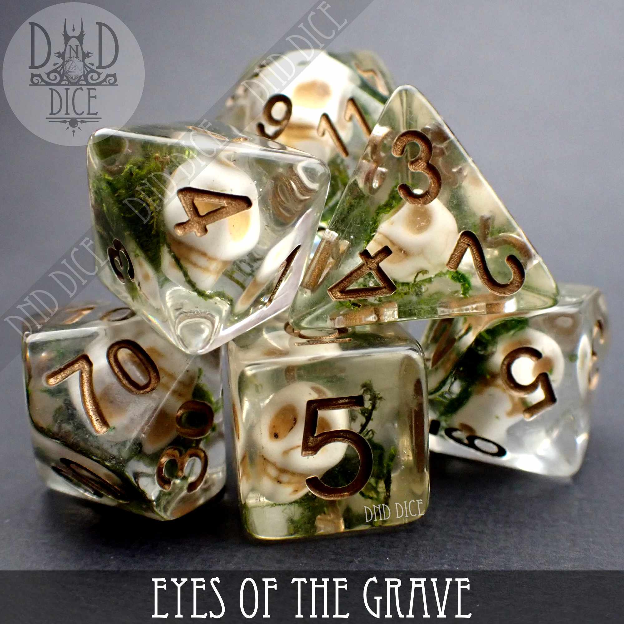 Eyes of the Grave Dice Set - Bards & Cards