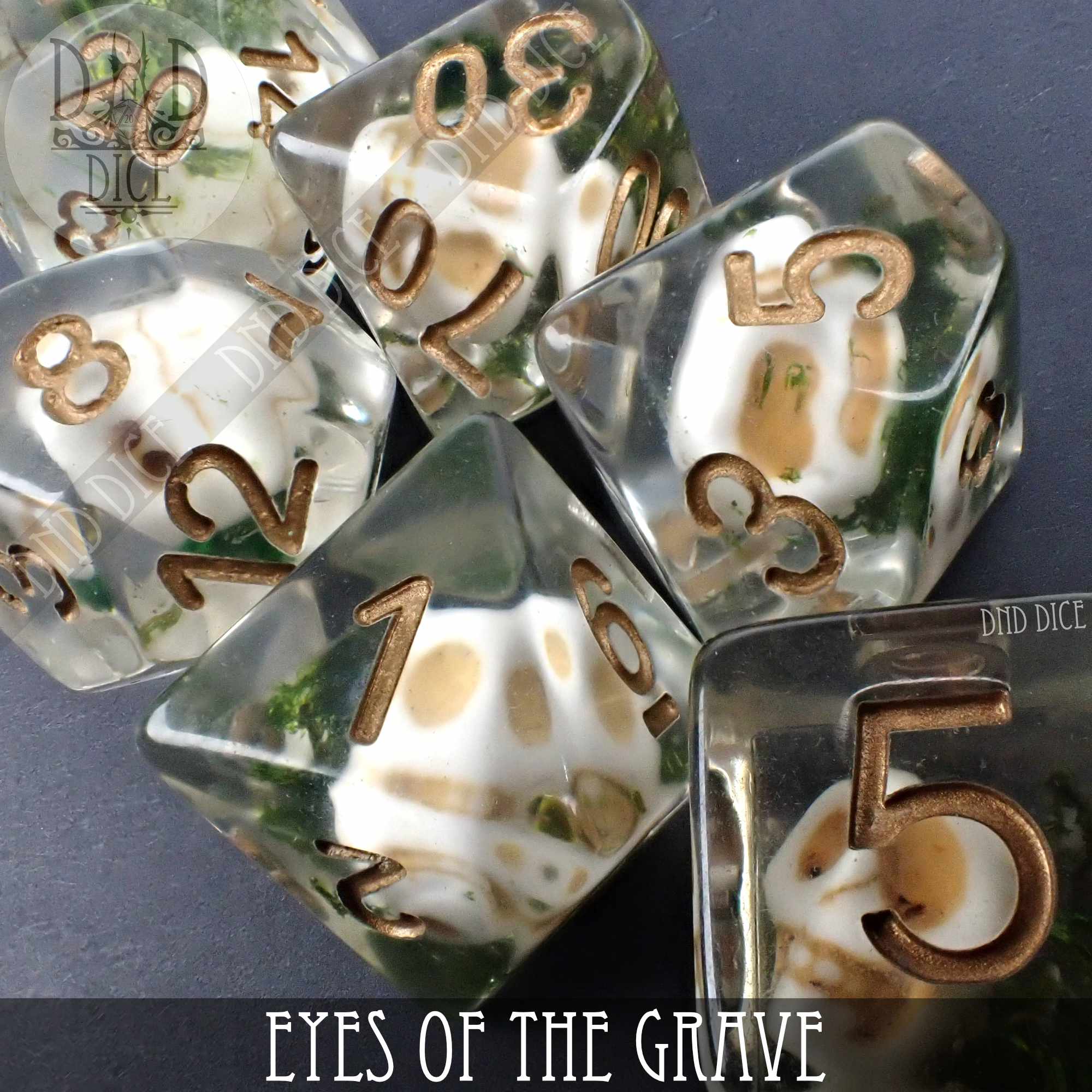 Eyes of the Grave Dice Set - Bards & Cards