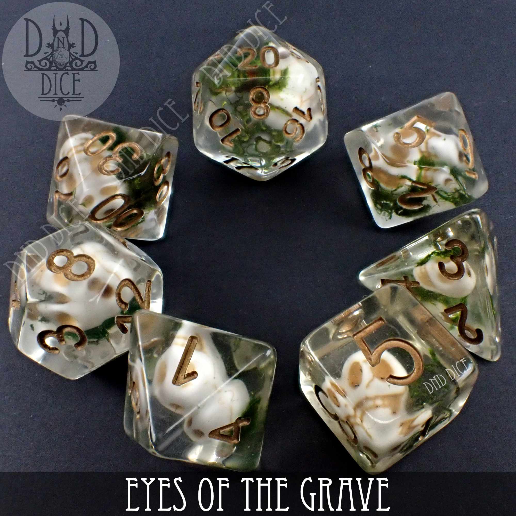 Eyes of the Grave Dice Set - Bards & Cards