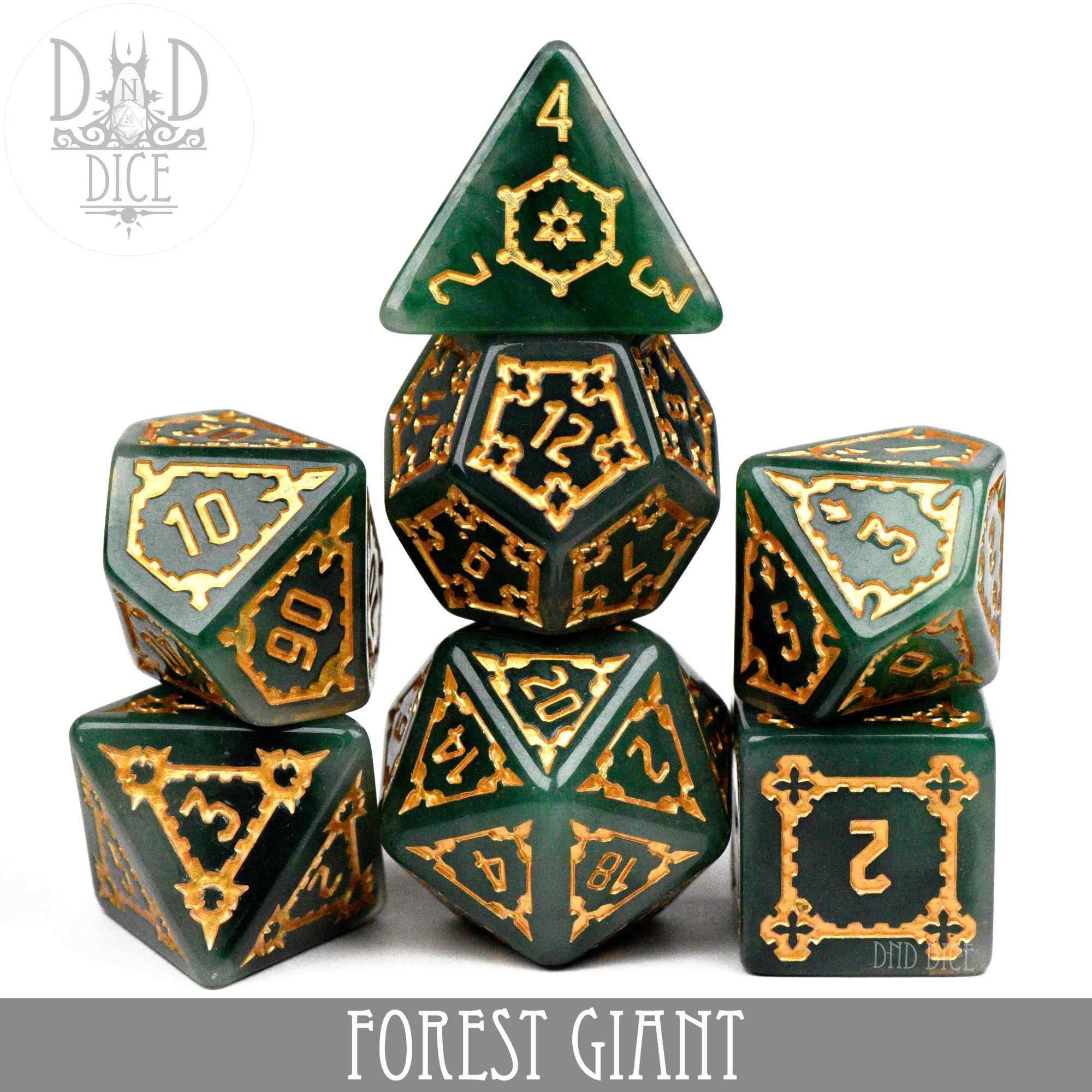 Forest Giant Dice Set (Oversize) - Bards & Cards