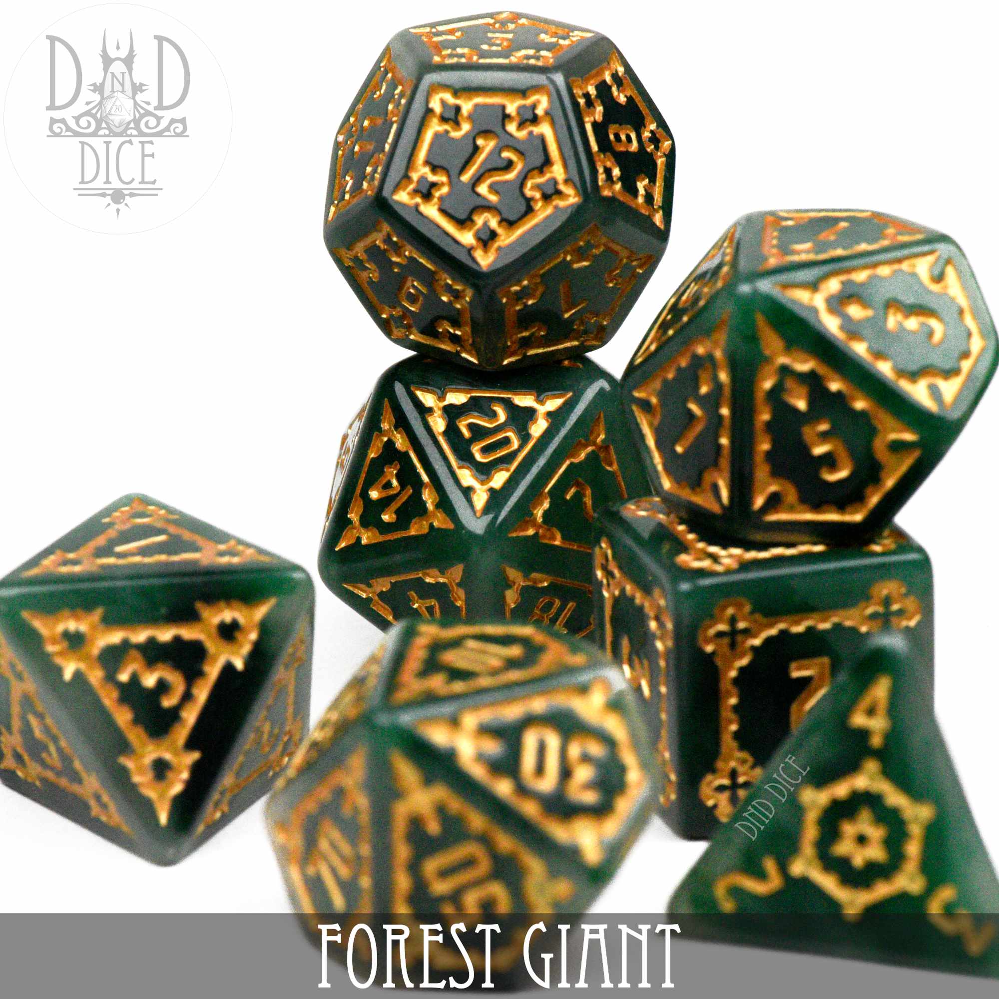 Forest Giant Dice Set (Oversize) - Bards & Cards