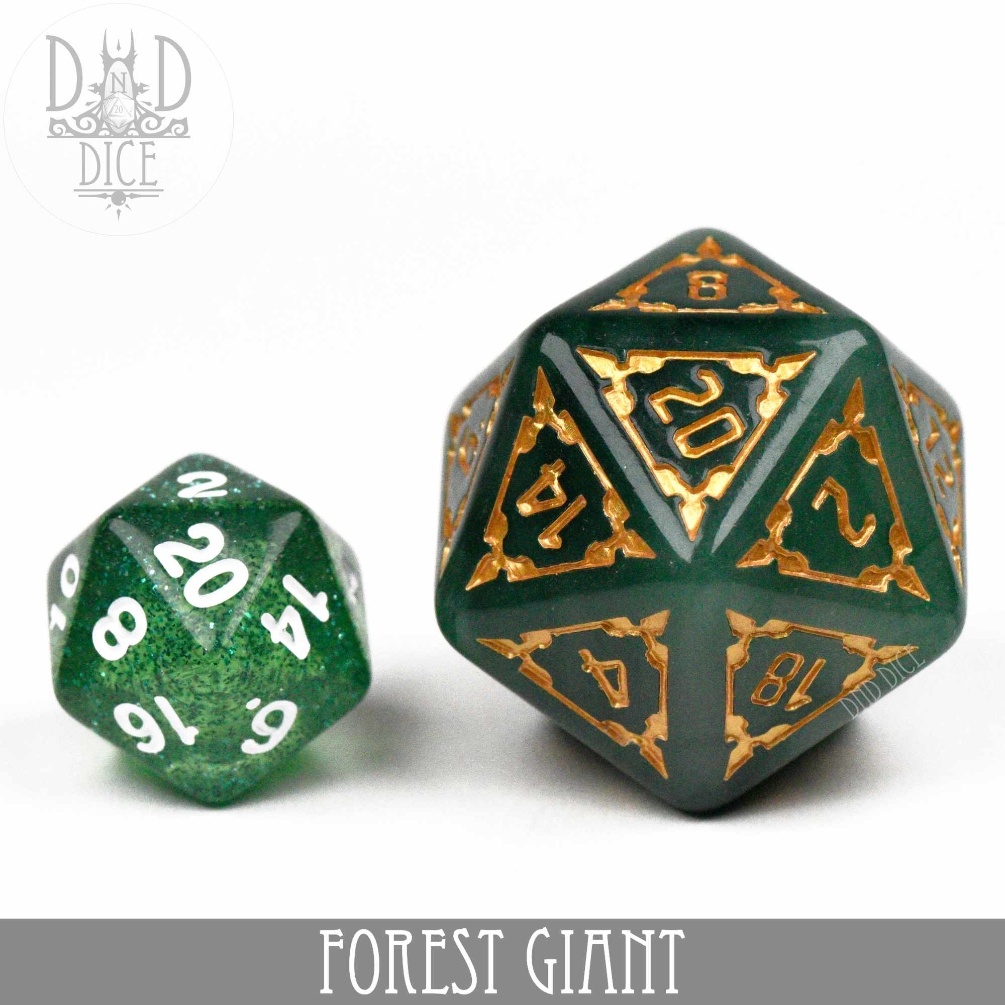 Forest Giant Dice Set (Oversize) - Bards & Cards