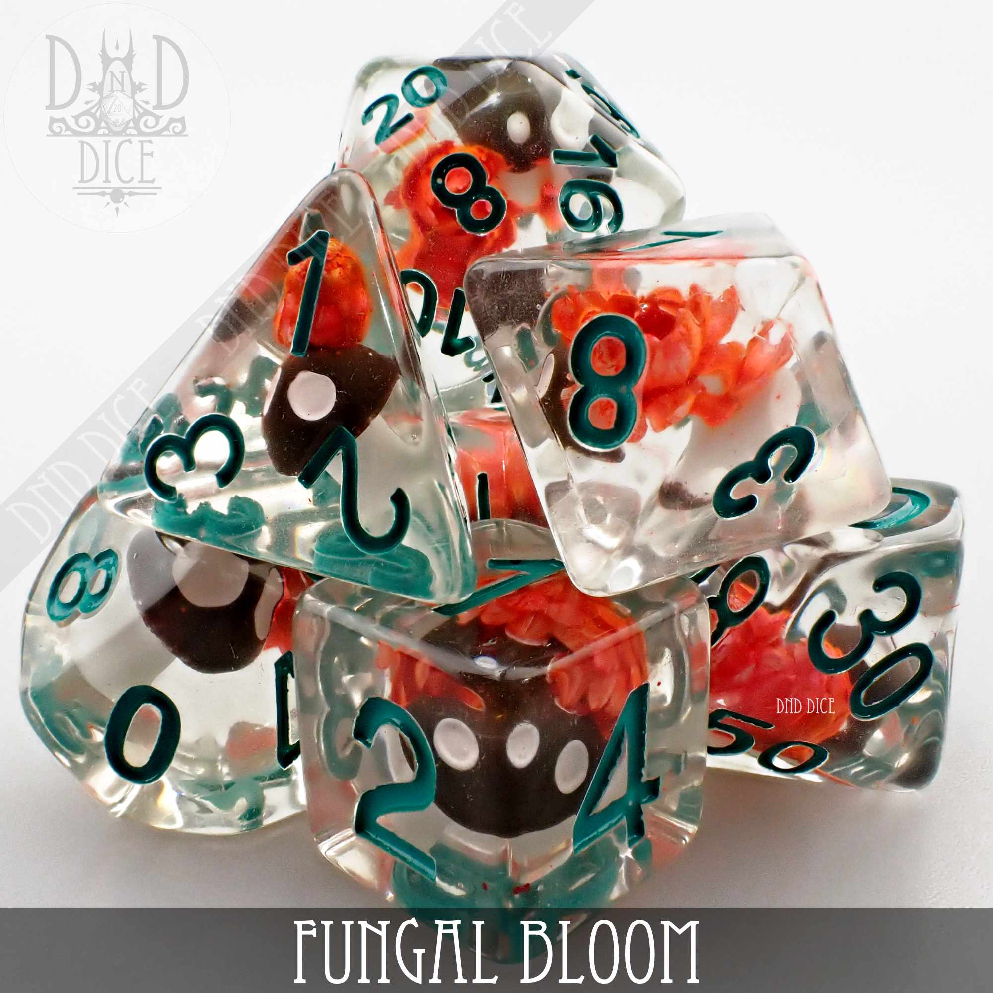 Fungal Bloom Dice Set - Bards & Cards