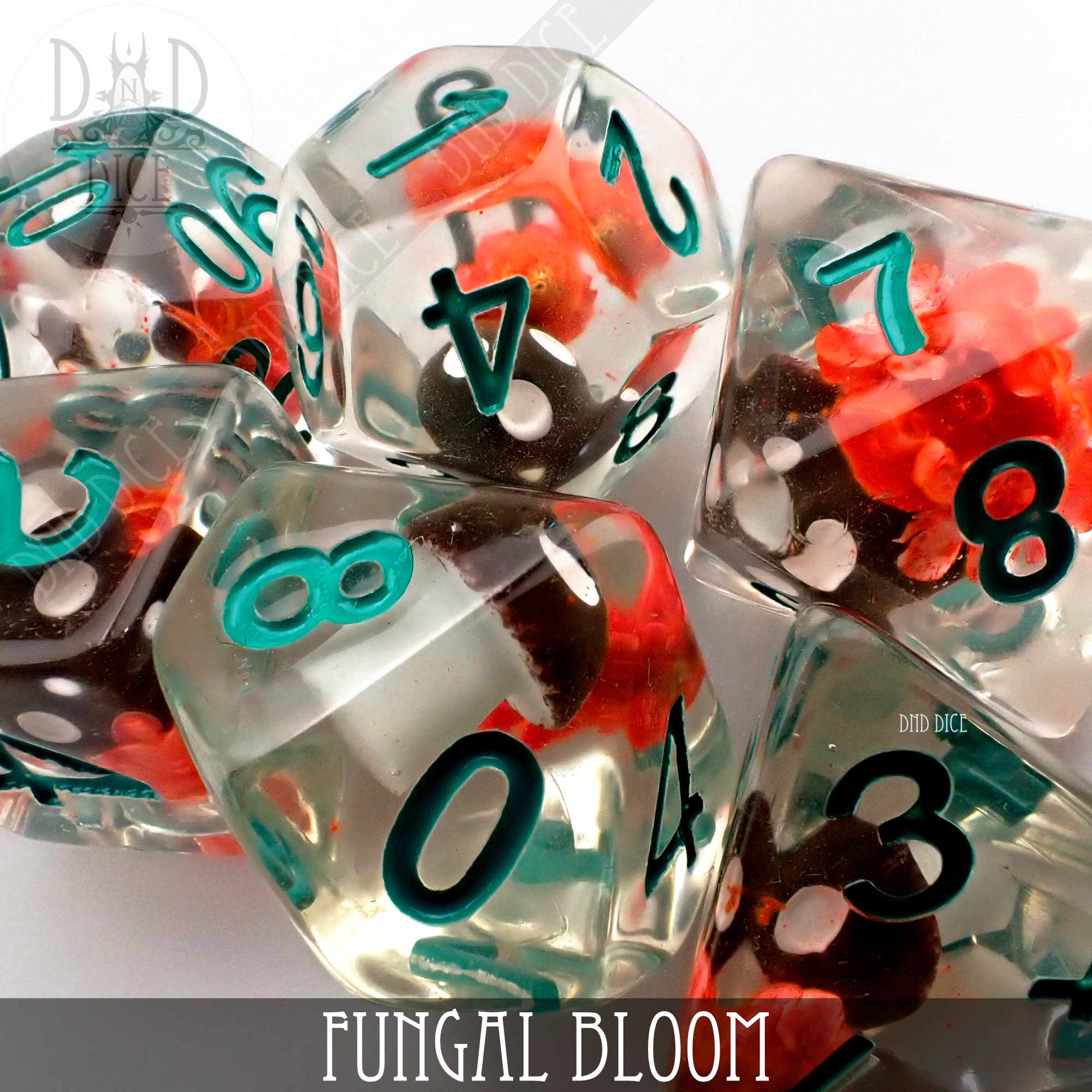 Fungal Bloom Dice Set - Bards & Cards