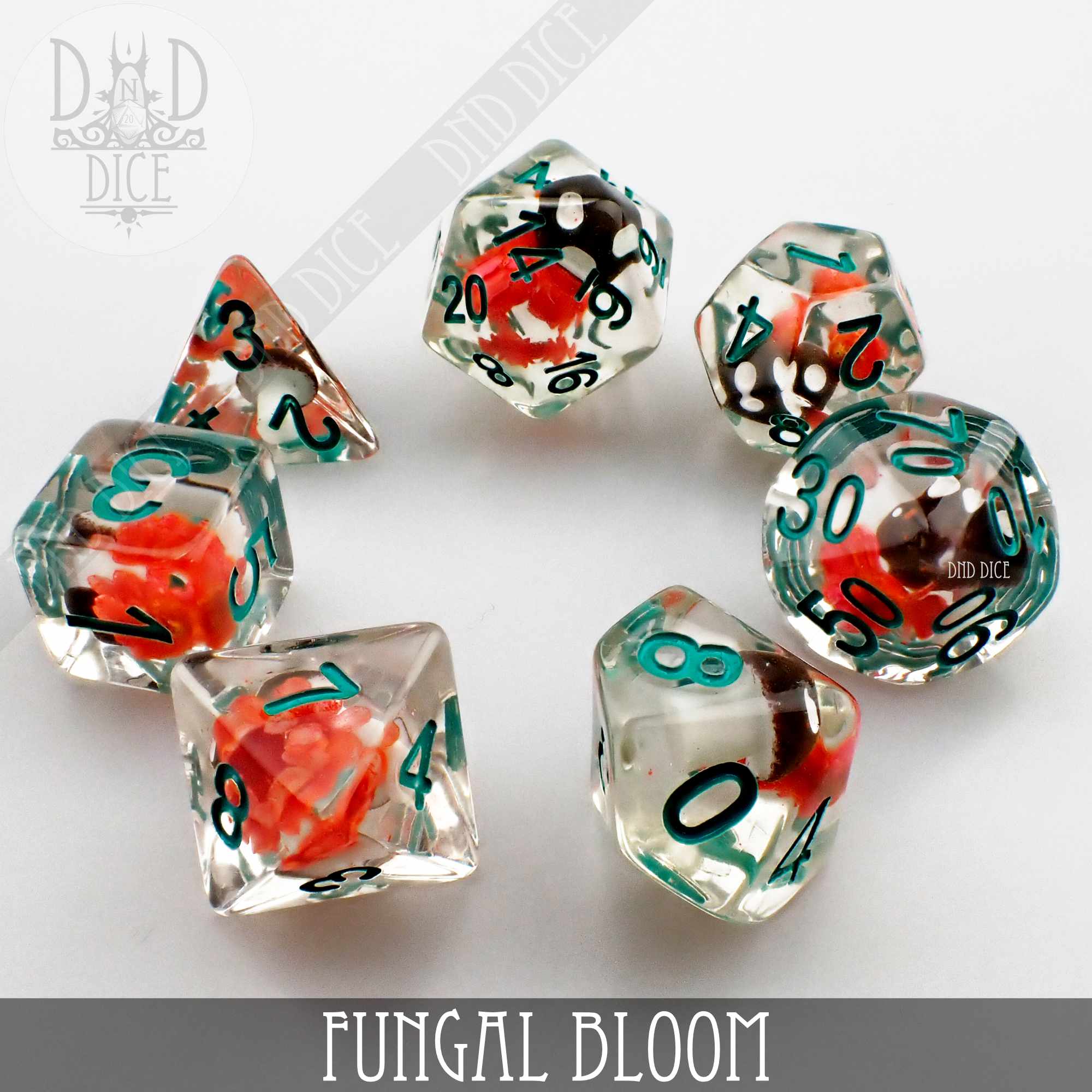 Fungal Bloom Dice Set - Bards & Cards