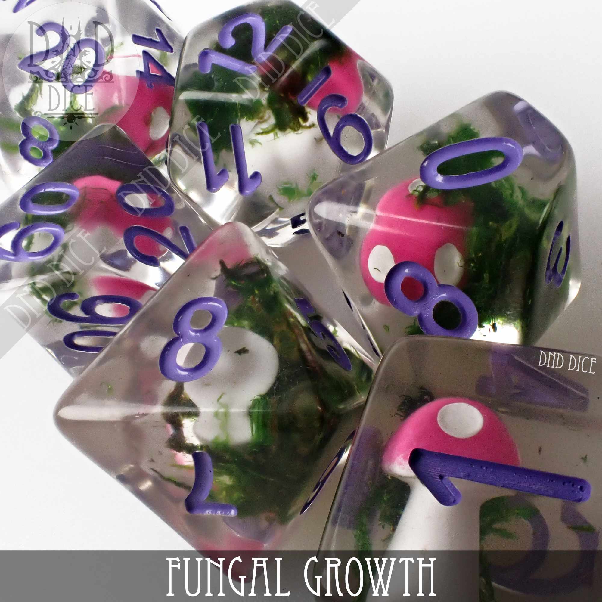 Fungal Growth Dice Set - Bards & Cards